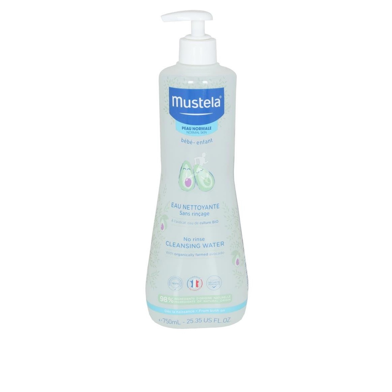 Mustela Baby No Rinse Cleansing Water Face&Diaper Area
