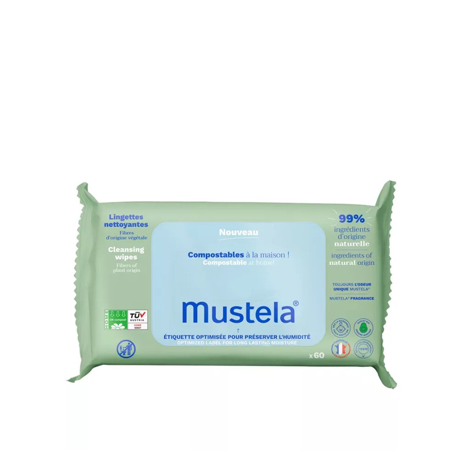 Mustela Cleansing Wipes x60