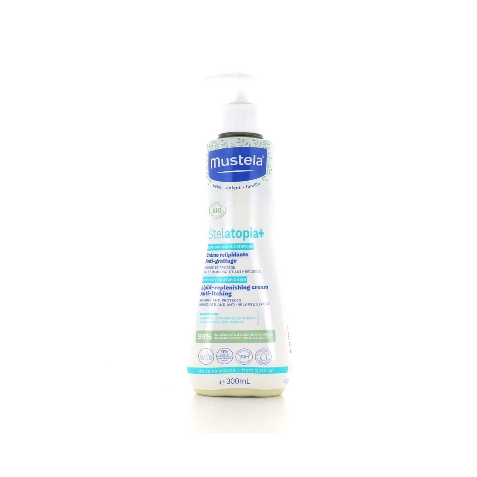 Mustela Stelatopia+ Lipid-Replenishing Cream Atopic-Prone Skin 300ml
