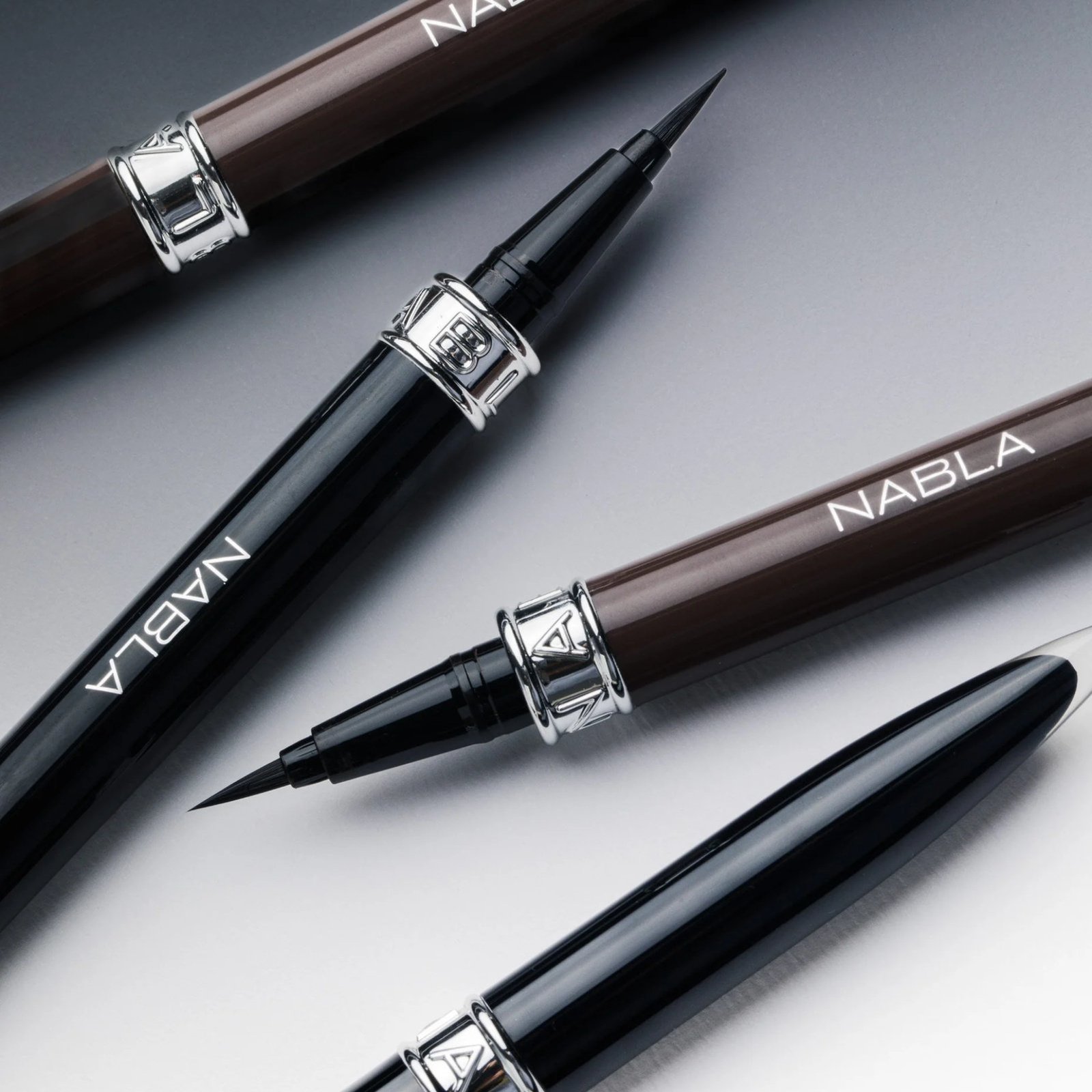NABLA Cosmetics True Signature Liner Precision Waterproof Liquid Eyeliner Deep Brown 0.7ml
