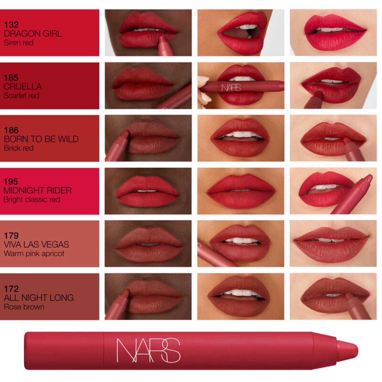 NARS Cosmetics Powermatte High-Intensity Lip Pencil 112 American Woman 2.4g
