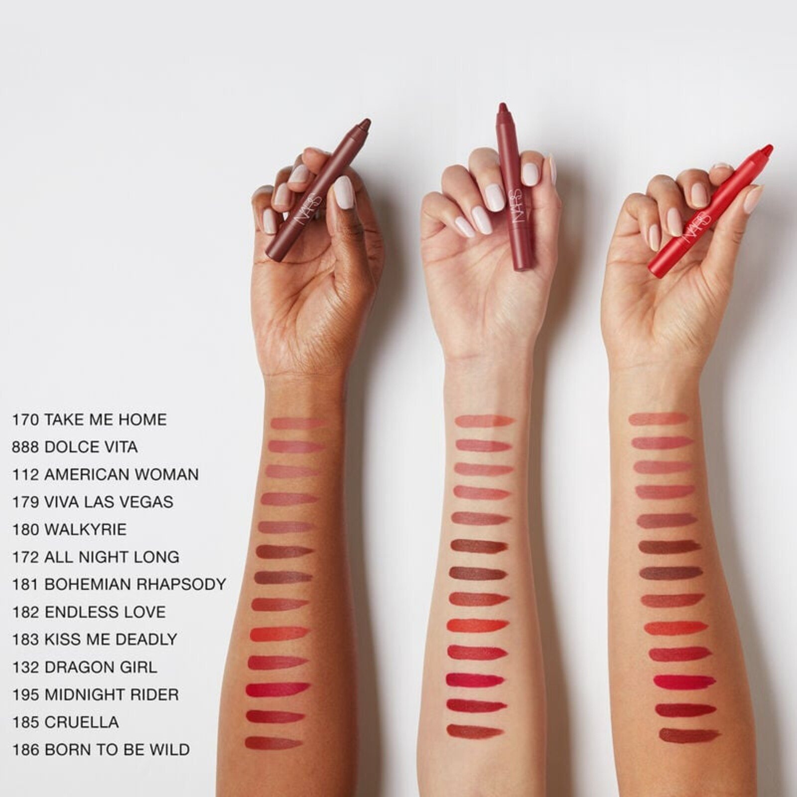 NARS Cosmetics Powermatte High-Intensity Lip Pencil 186 Born To Be Wild 2.4g