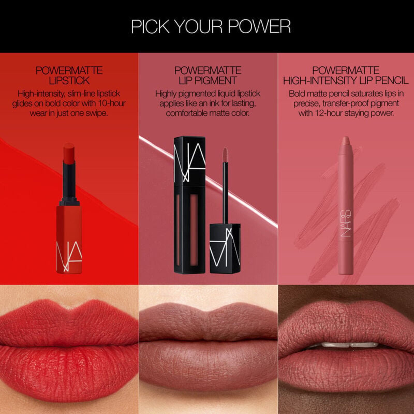 NARS Cosmetics Powermatte High-Intensity Lip Pencil 186 Born To Be Wild 2.4g