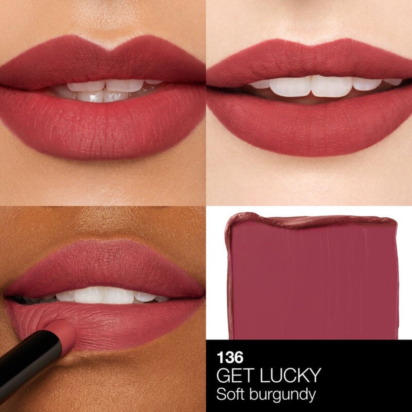NARS Cosmetics Powermatte Lipstick 136 Get Lucky 1.5g