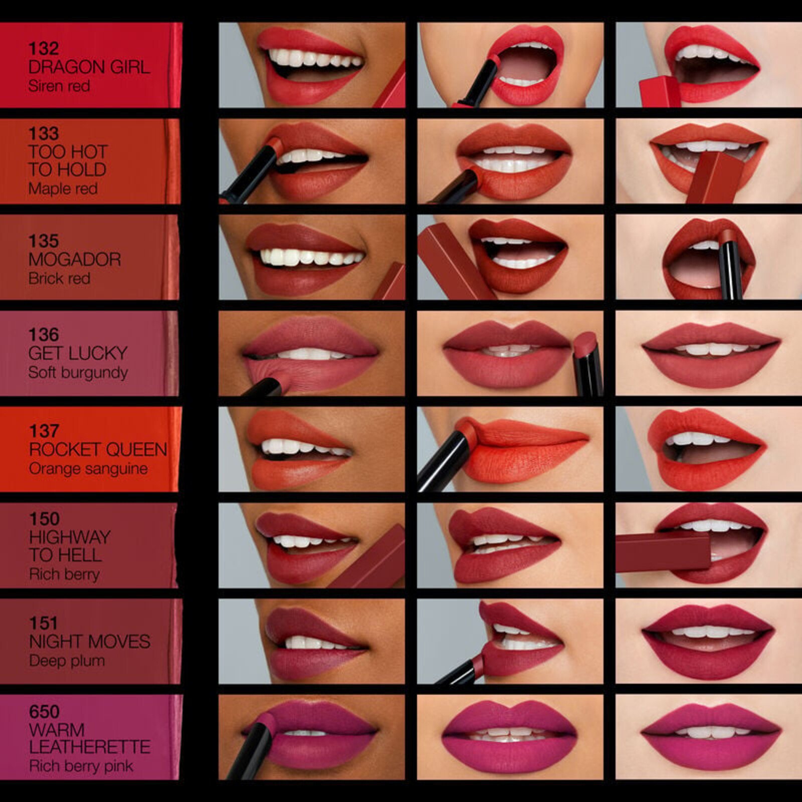 NARS Cosmetics Powermatte Lipstick 136 Get Lucky 1.5g