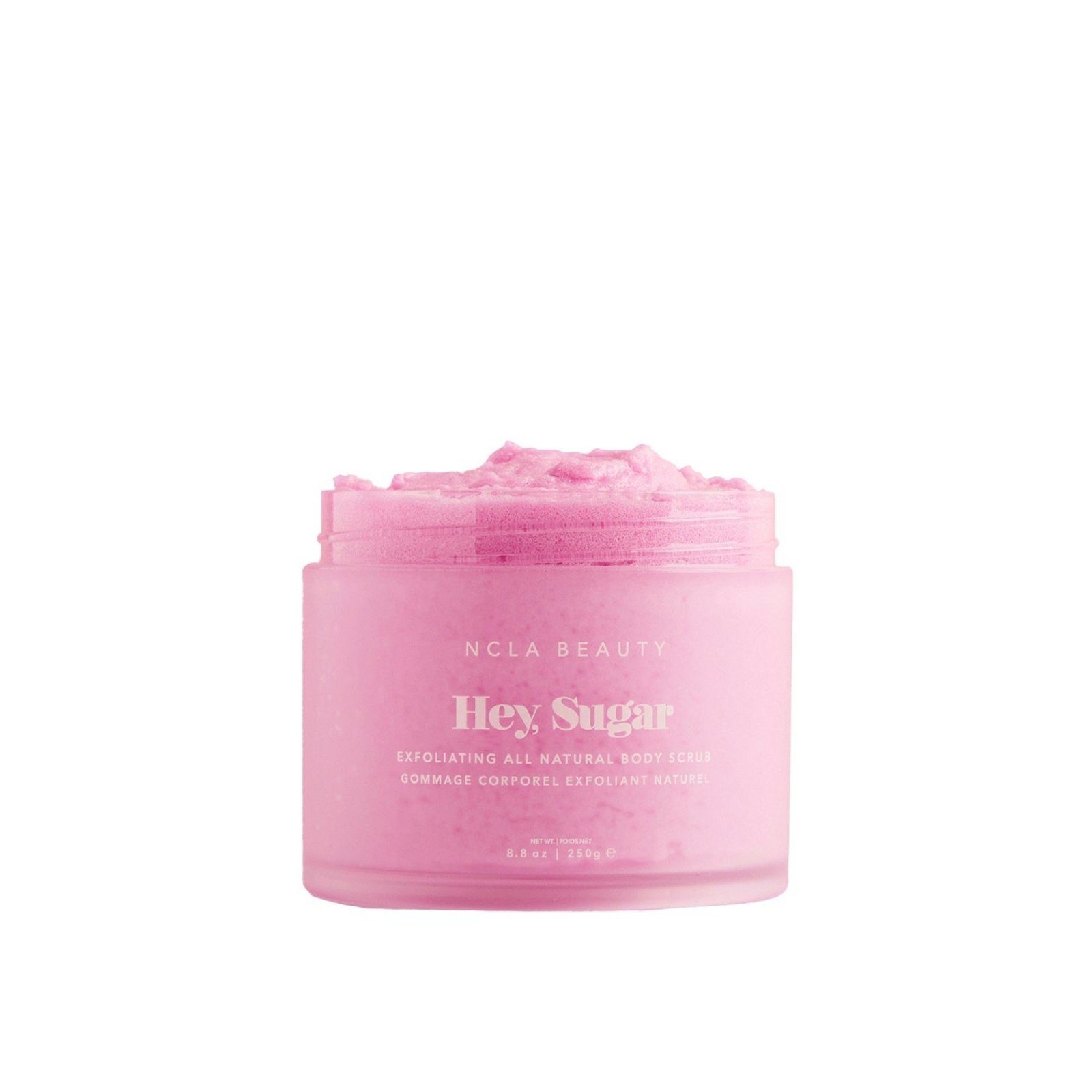 NCLA جمال Hey, Sugar Pink Champagne مقشر للجسم 250g