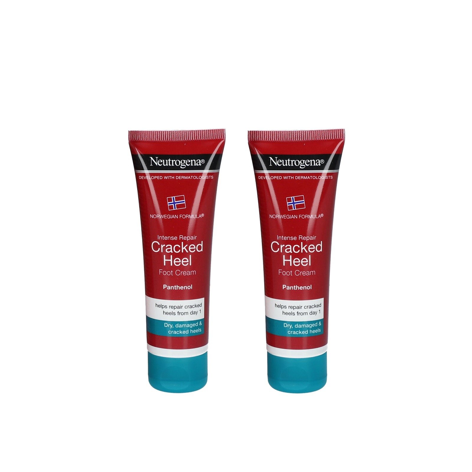 Neutrogena Cracked Heel Foot Cream Intense Repair 50ml x2