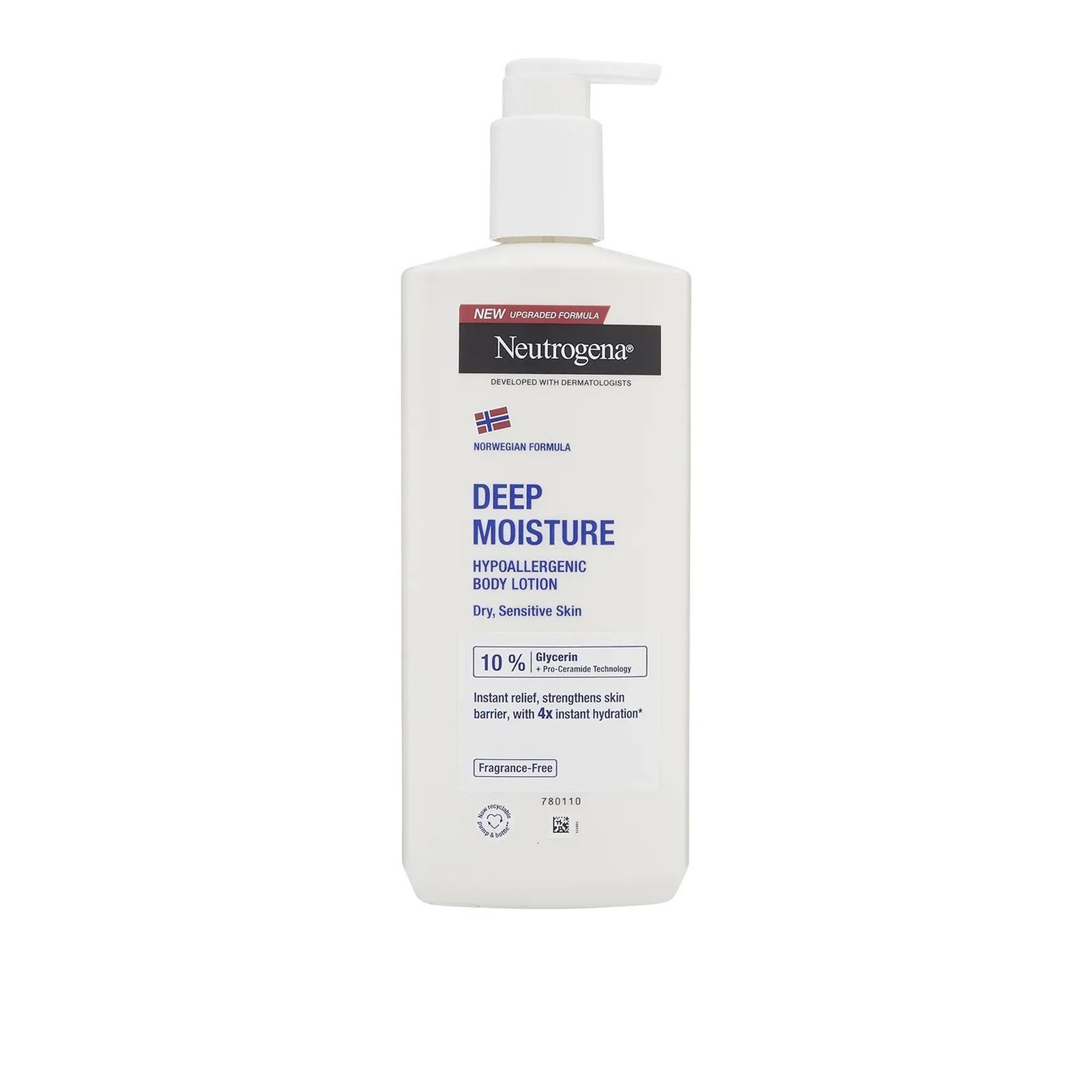 Neutrogena Deep Moisture Loción Corporal Hipoalergénica Sin Fragancia 750ml