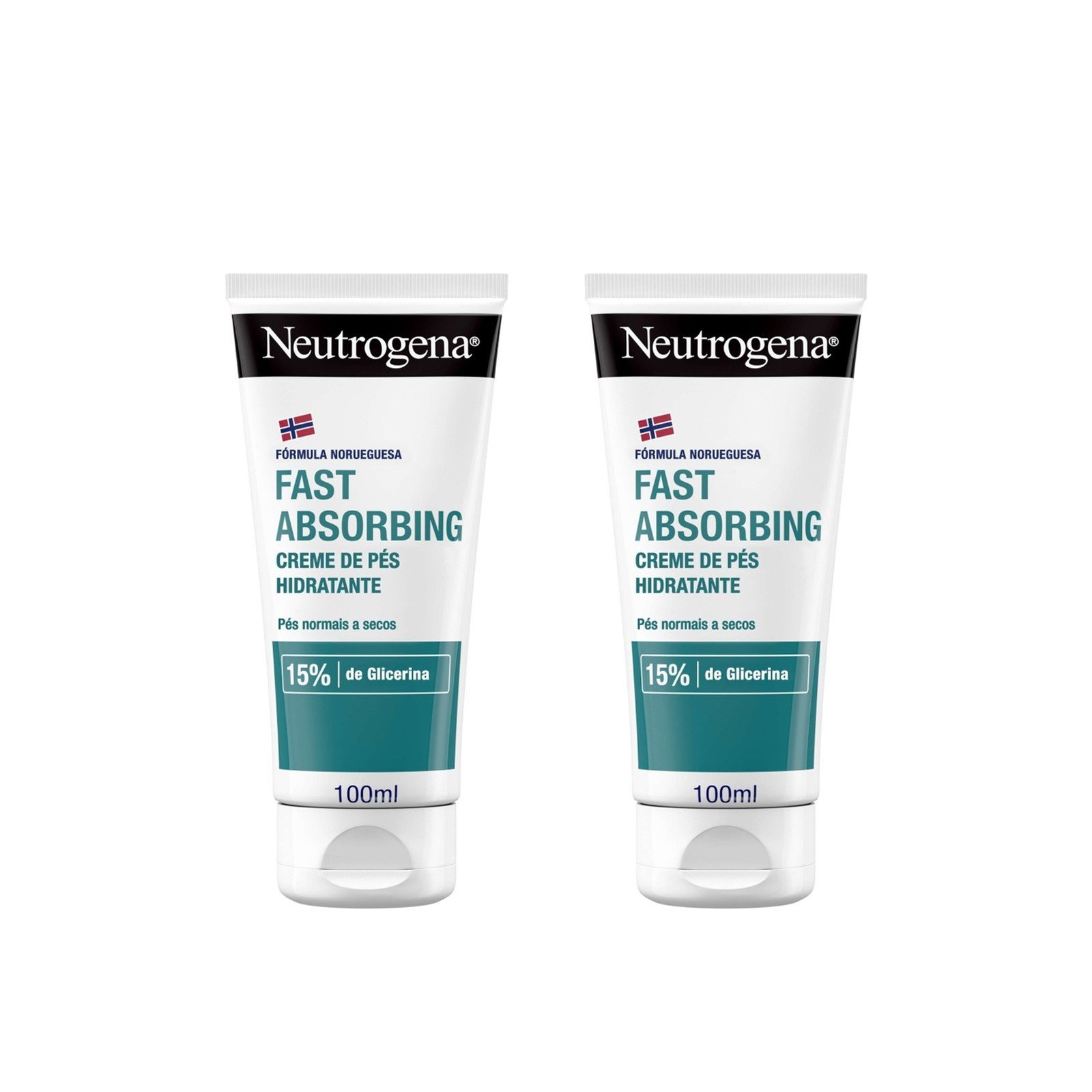 Neutrogena Crema para Pies de Absorción Rápida 100ml x2