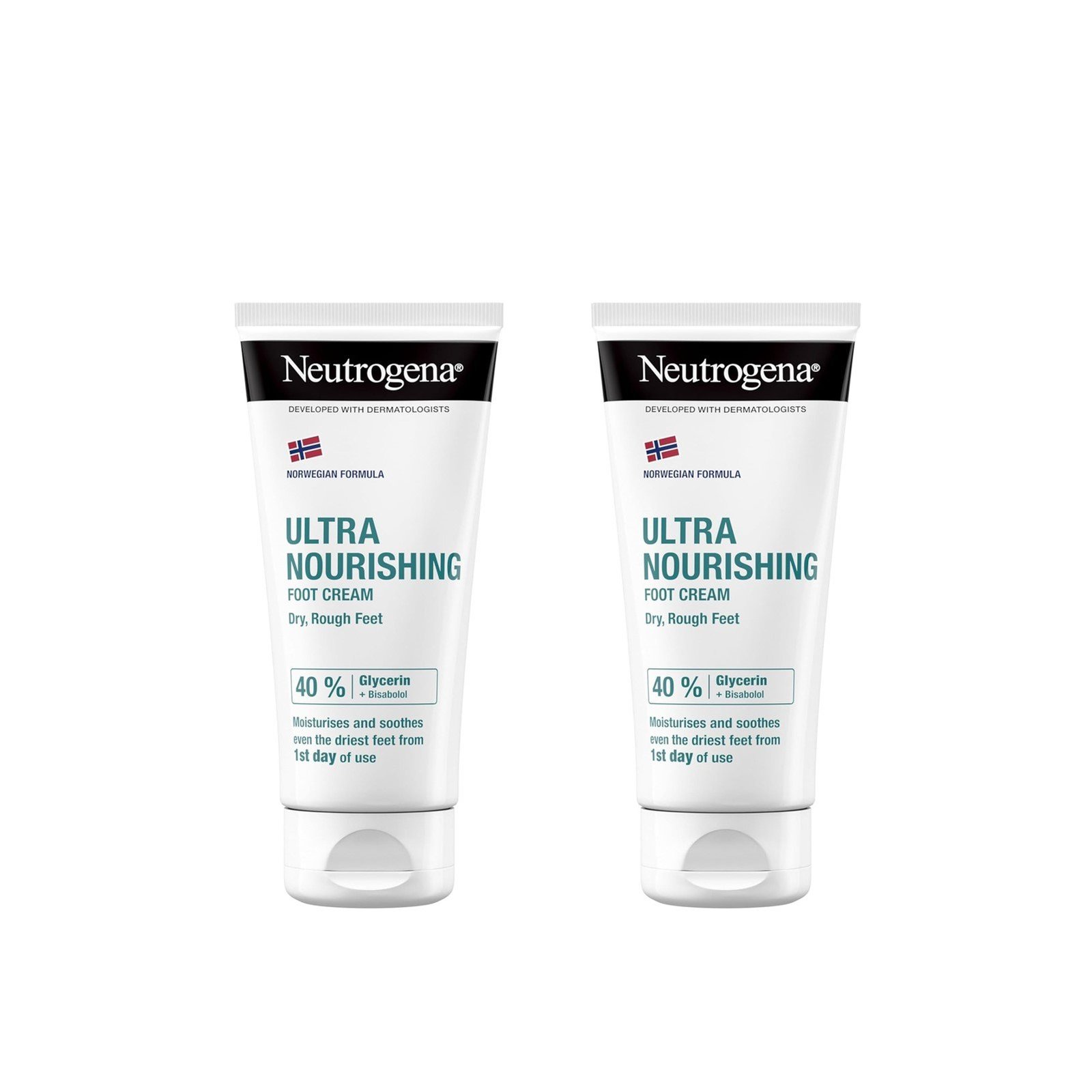 Neutrogena Ultra-Nourishing Foot Cream 100ml x2