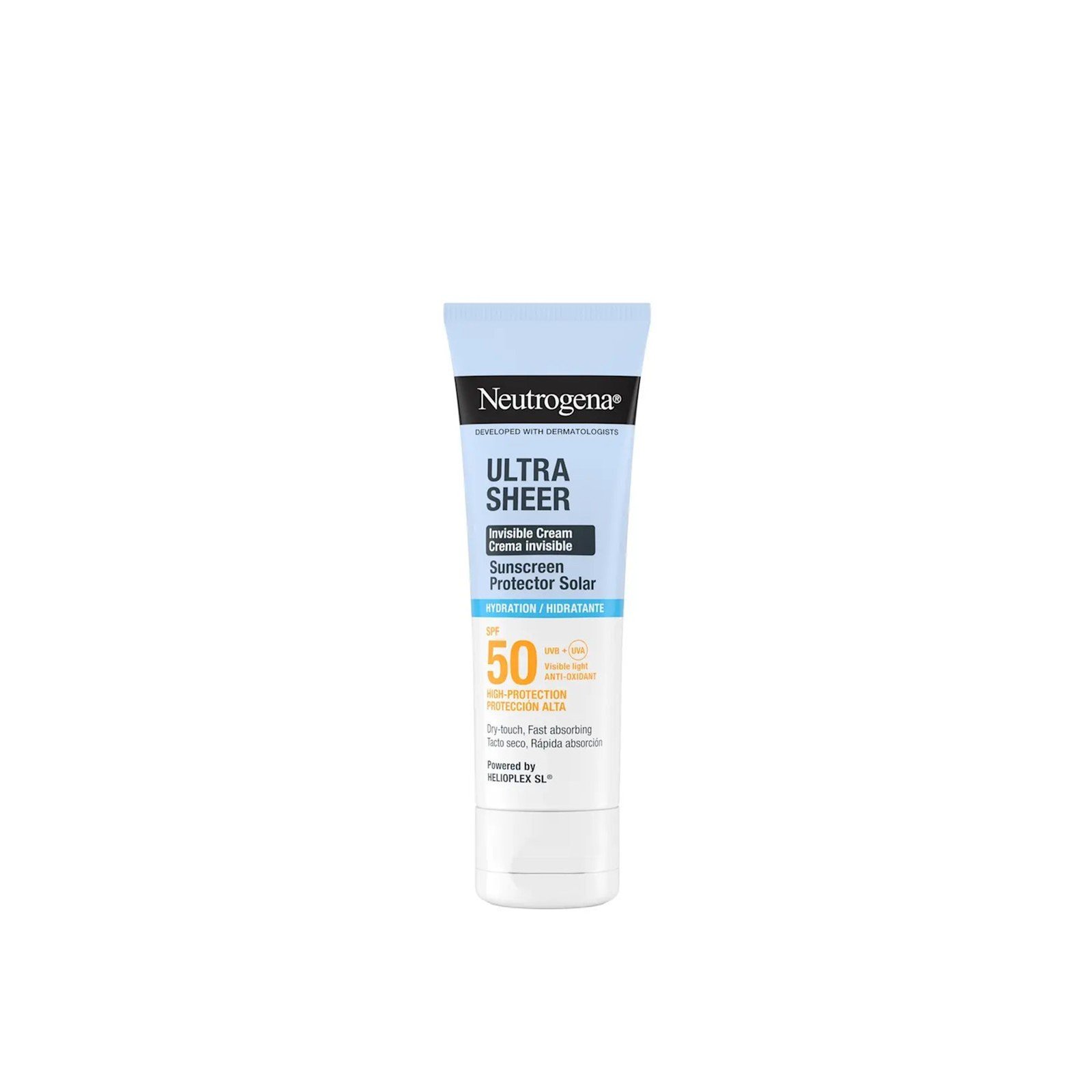 Neutrogena Ultra Sheer كريم واقي شمسي غير مرئي مرطب SPF50 50ml