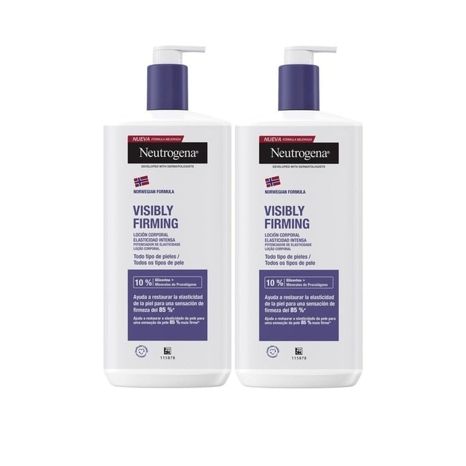 Neutrogena Visibly Firming Body Lotion Intense Elasticity 750ml x2