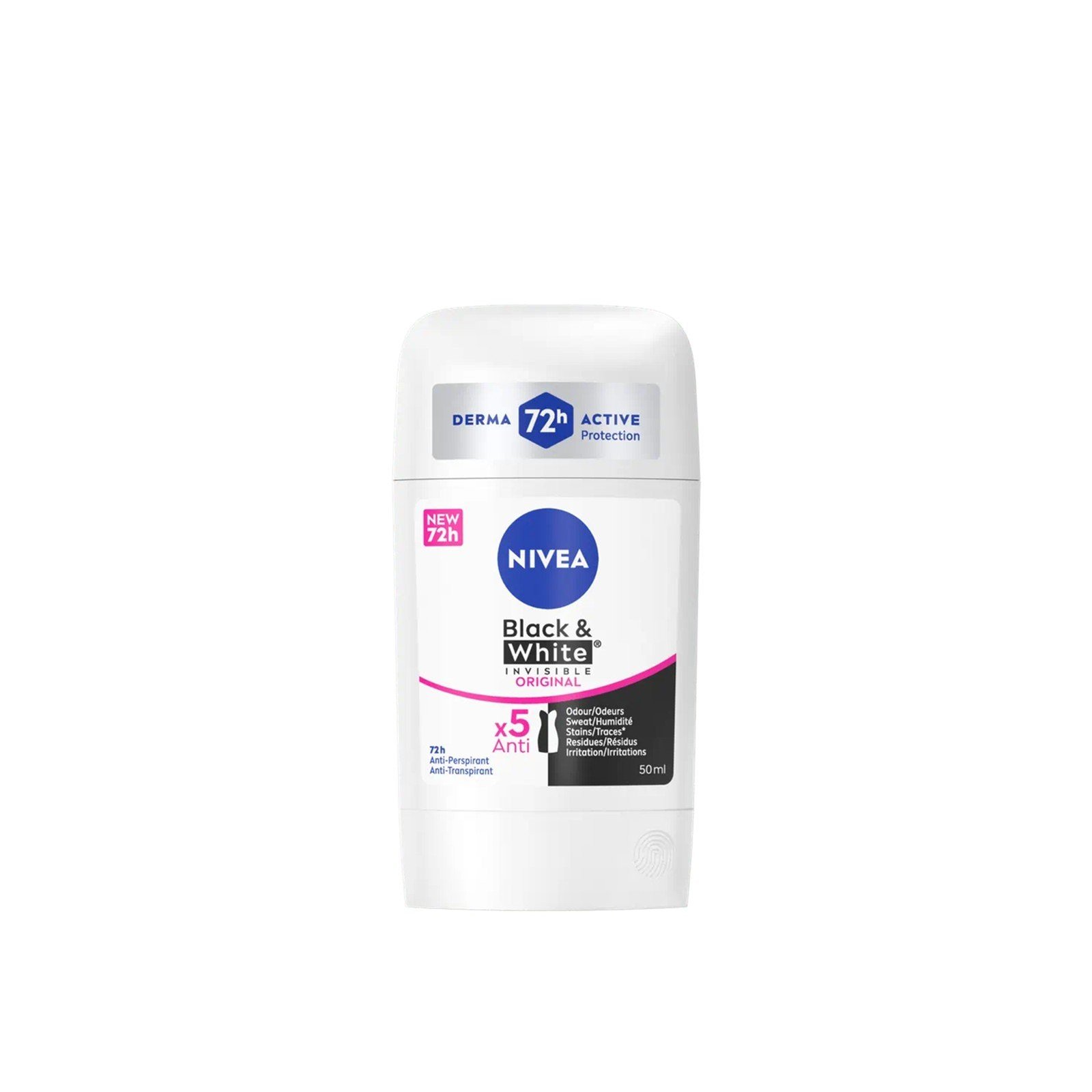 NIVEA Black & White Invisible 15本 Nivea Black & White Invisible Original Anti-Perspirant Stick 50ml