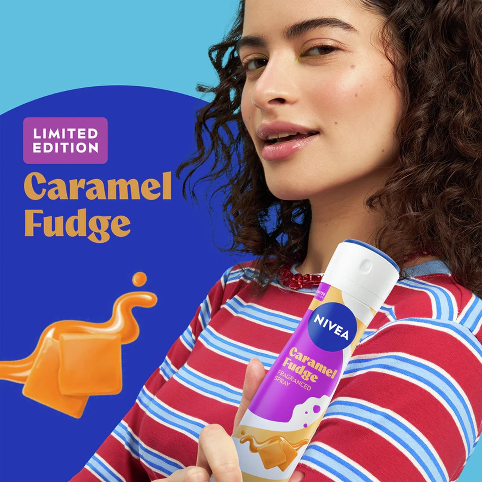 Nivea Caramel Fudge 72h Anti-Perspirant Fragranced Spray 150ml