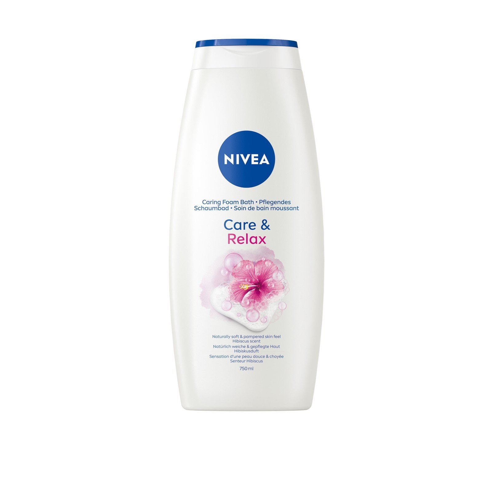 Nivea Care & Relax Espuma de Baño Cuidado 750ml