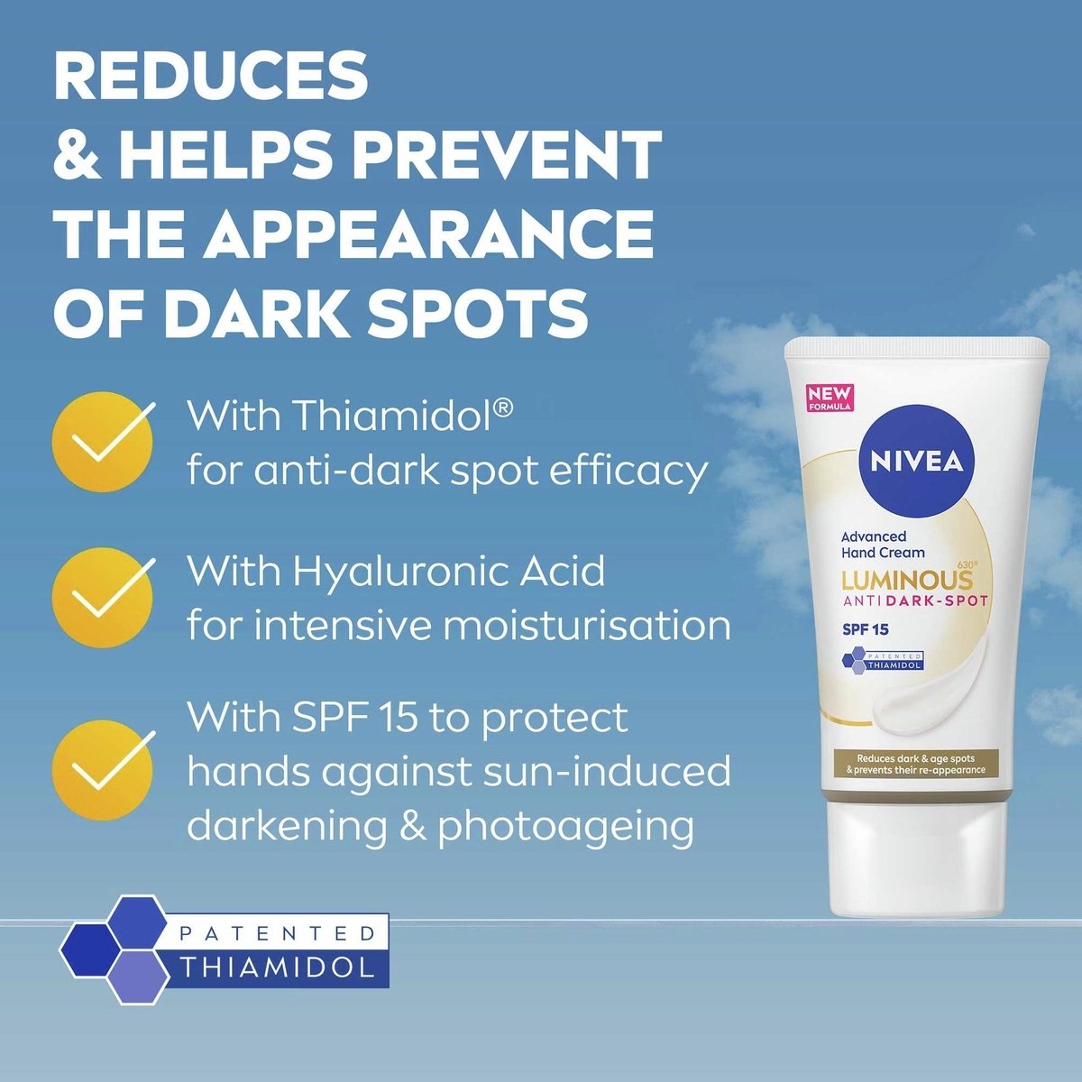 Nivea Luminous 630 Anti-Dark Spots Advanced Hand Cream SPF15 50ml