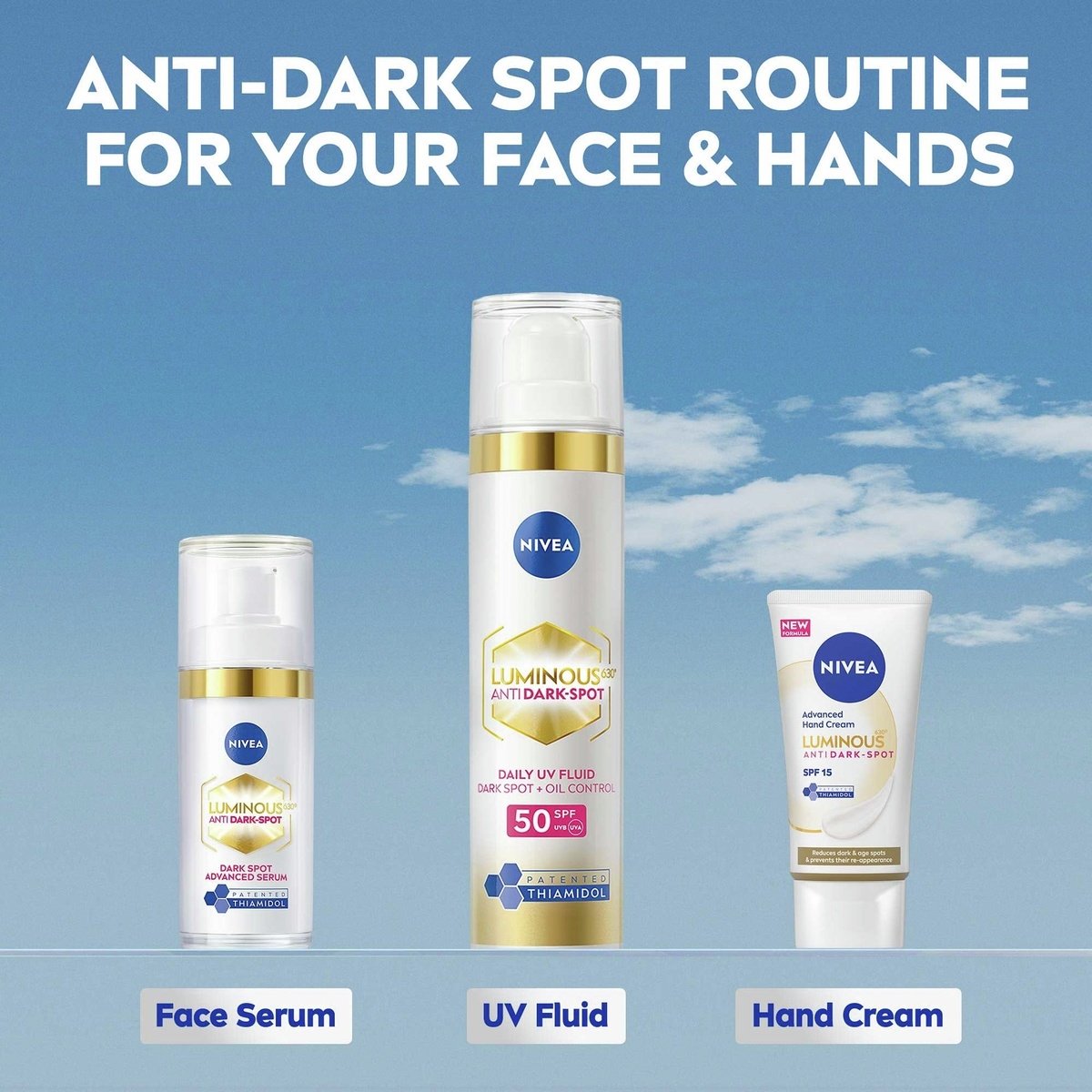 Nivea Luminous 630 Anti-Dark Spots Advanced Hand Cream SPF15 50ml