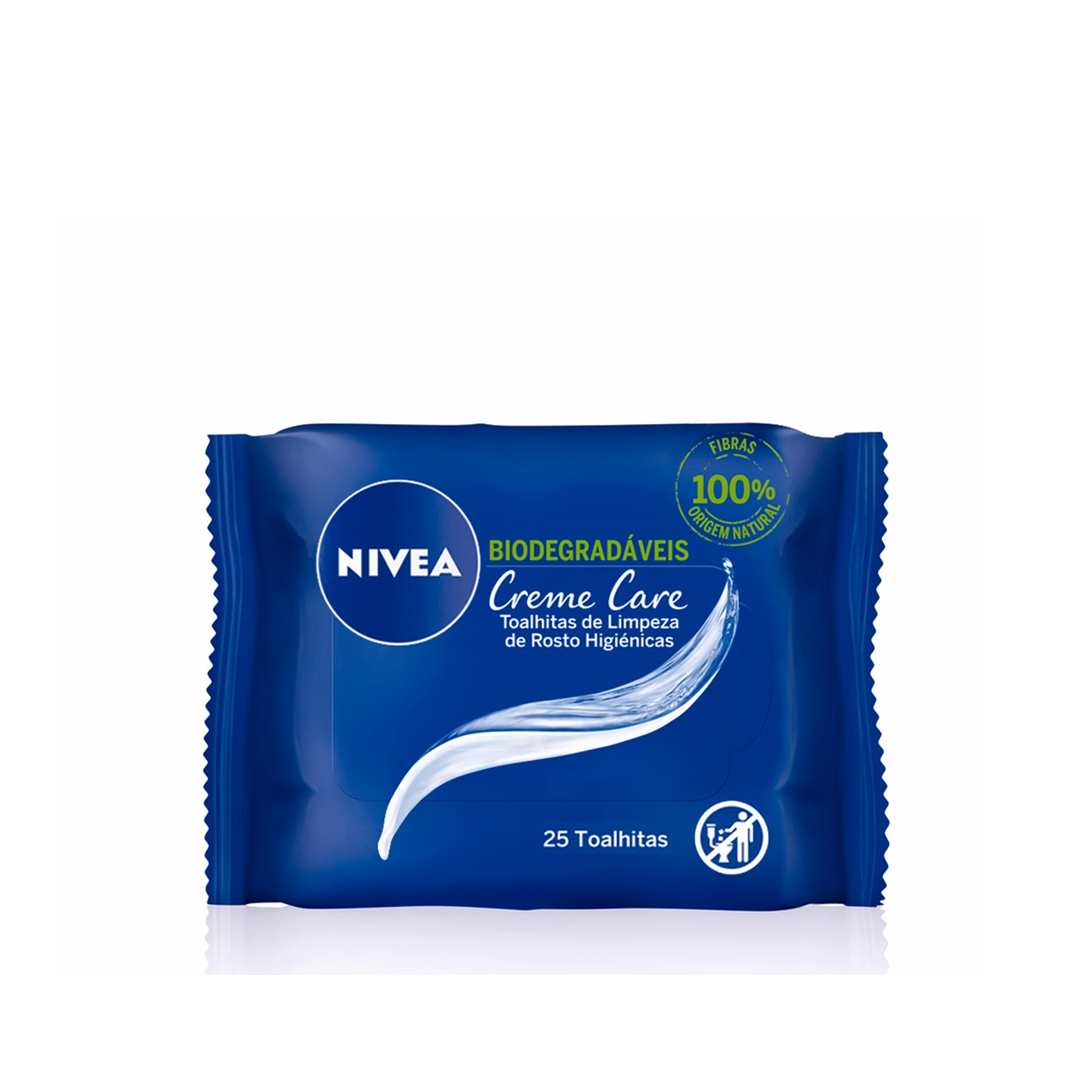 Nivea Crème Care 3-en-1 Lingettes Nettoyantes Visage x25