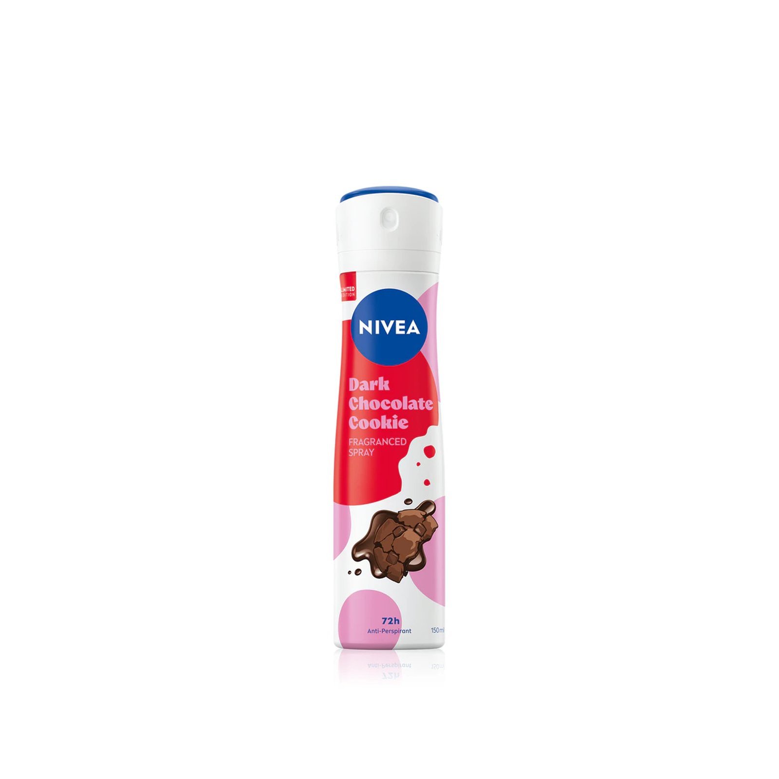 Nivea Dark Chocolate Cookie 72h Anti-Perspirant Fragranced Spray 150ml