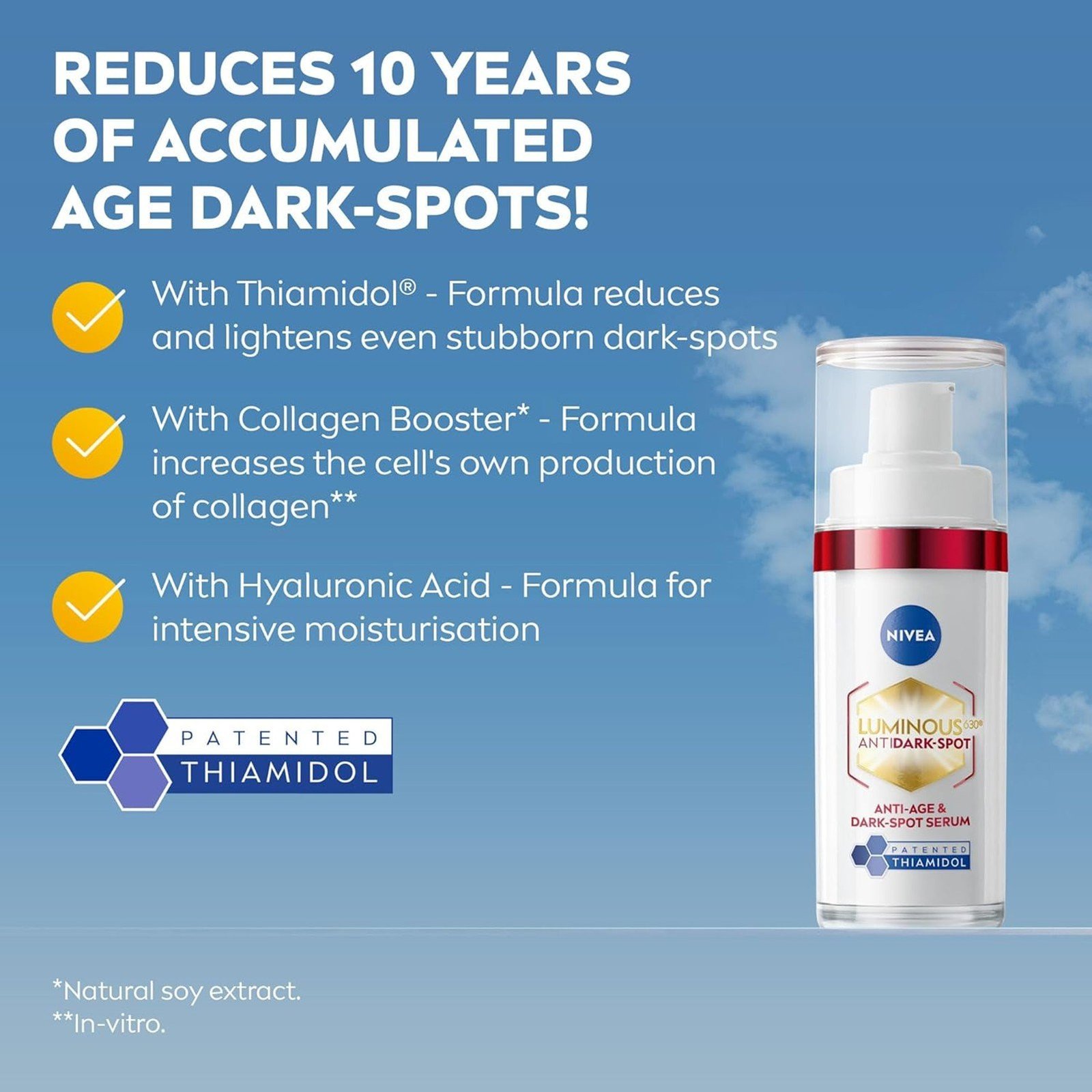 Nivea Luminous 630 2-In-1 Anti-Age & Dark Spot Serum 30ml