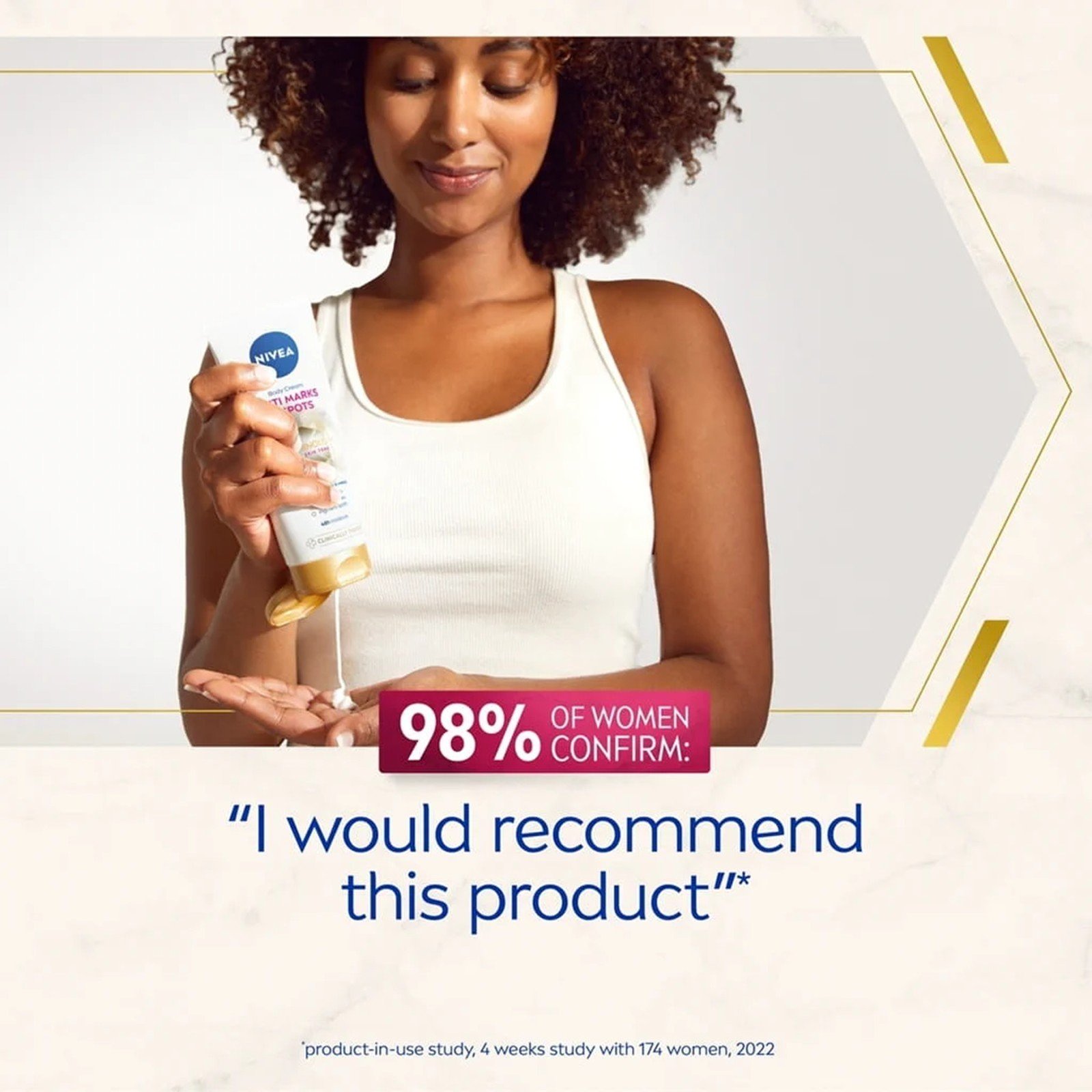 Nivea Luminous 630 Anti-Stretch Mark & Dark Spots Body Cream 200ml (6.76floz)