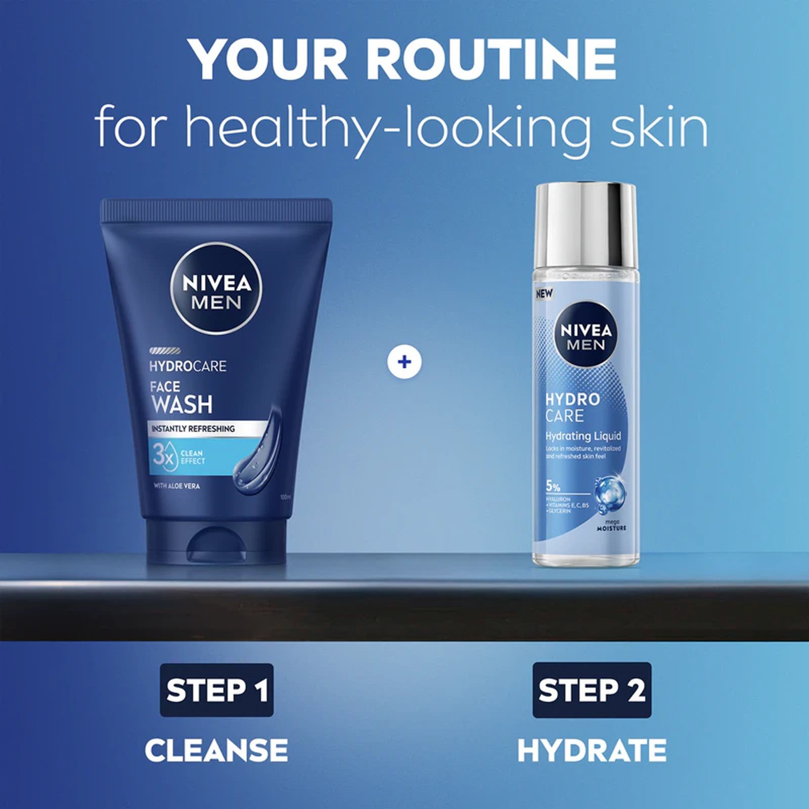 Nivea Men Hydro Care Fugtgivende Flydende Fugtighedscreme 100ml