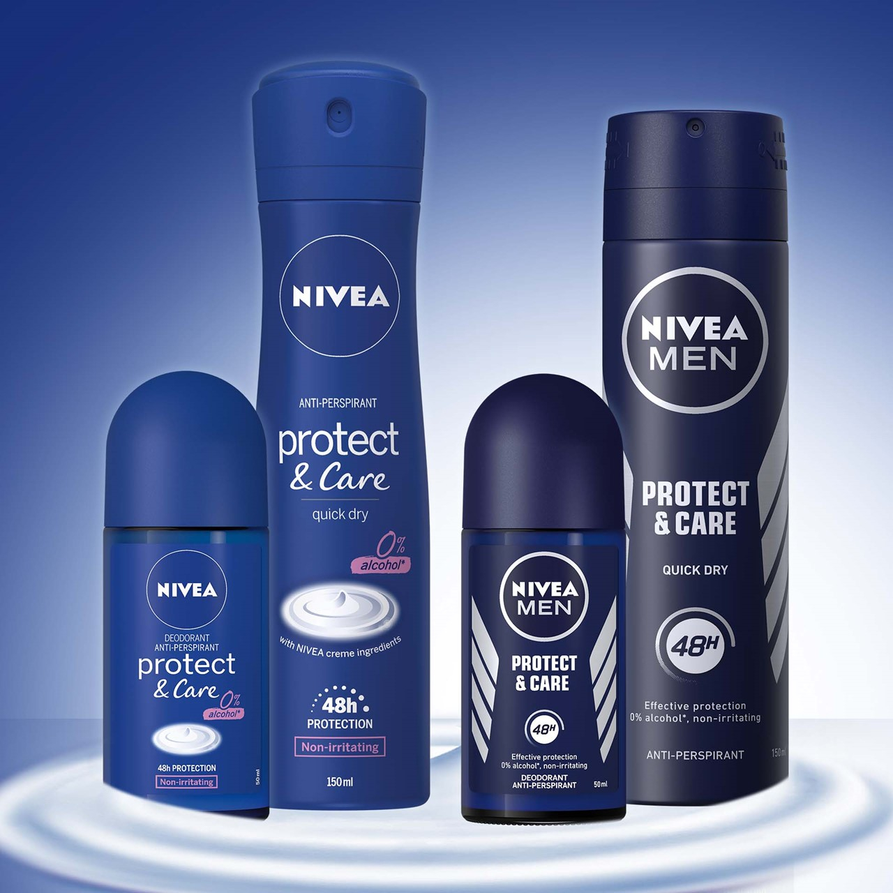 Nivea Men Protect & Care 48h Deodorant Anti-Perspirant Roll-On 50ml
