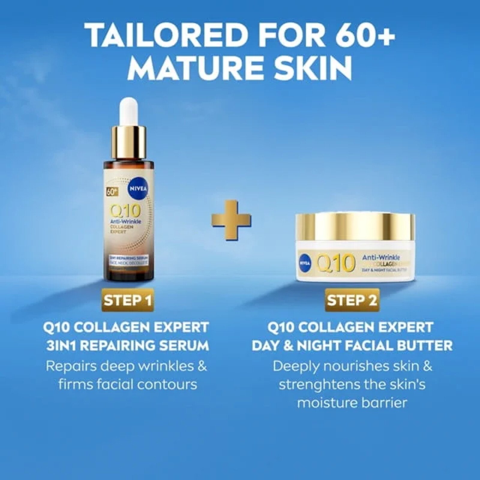Nivea Q10 Collagen Expert Beurre Visage Anti-Rides Jour & Nuit 50ml