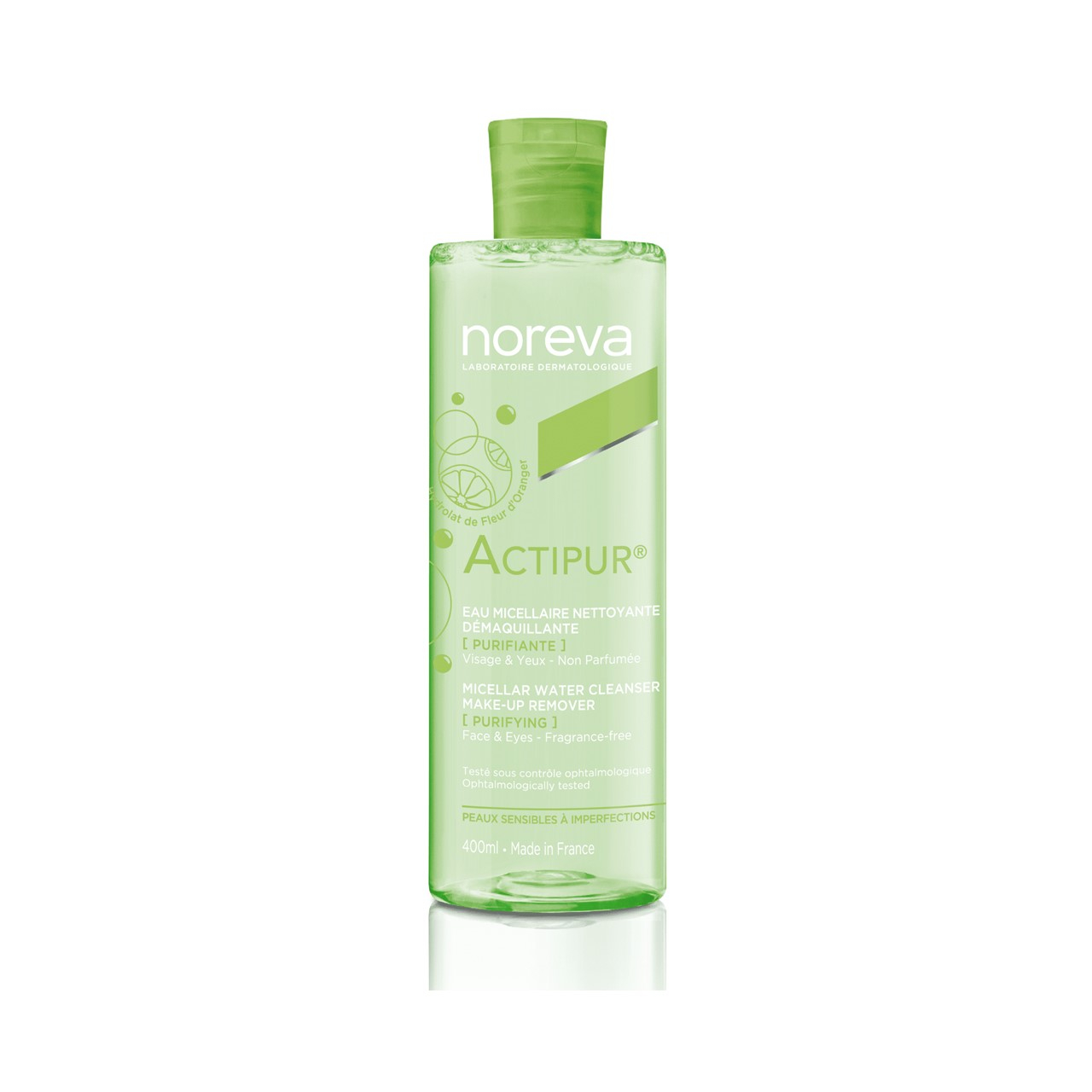 Noreva Actipur Micellar Water Cleanser Makeup Remover 400ml