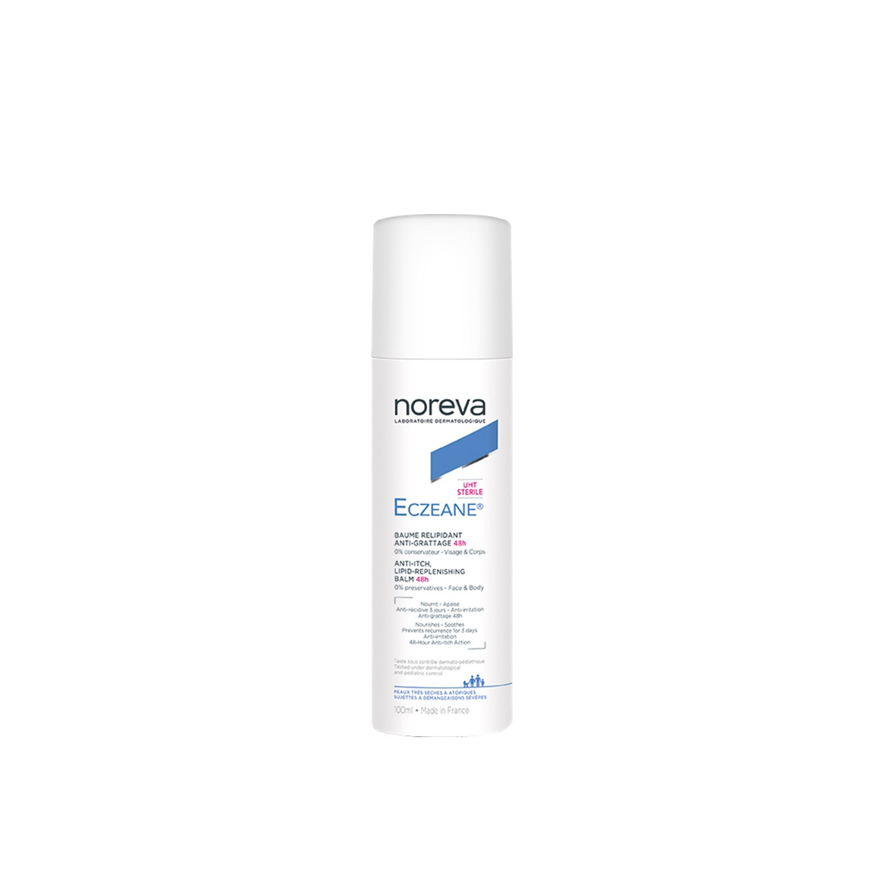 Noreva Eczeane مضاد للحكة Lipid مكمل بلسم 48h 100ml