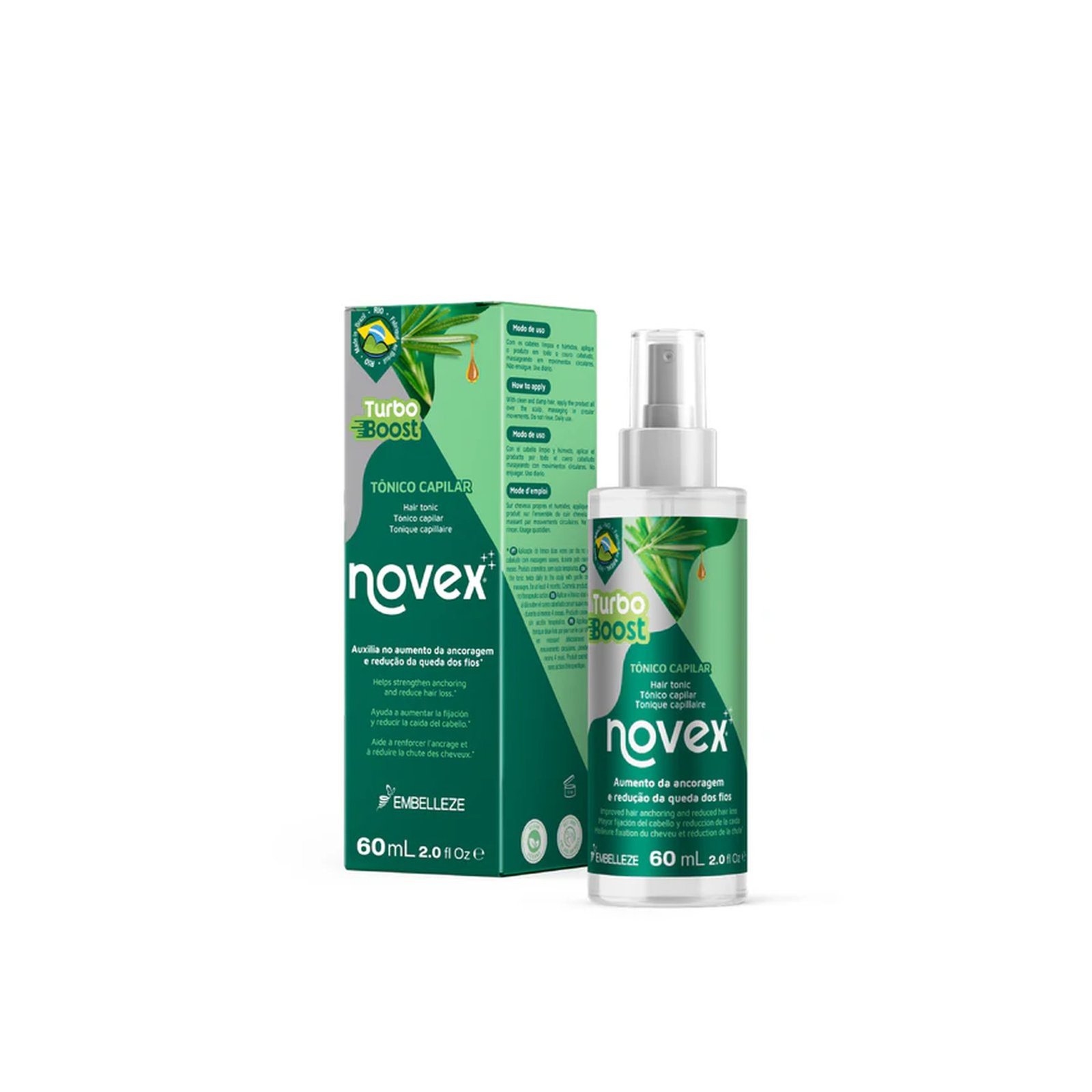 Novex Turbo Boost Hair Tonic 60ml