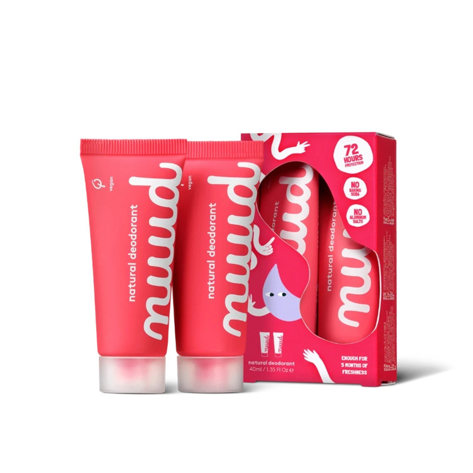 nuud Cream Přírodní Deodorant Smarter Pack