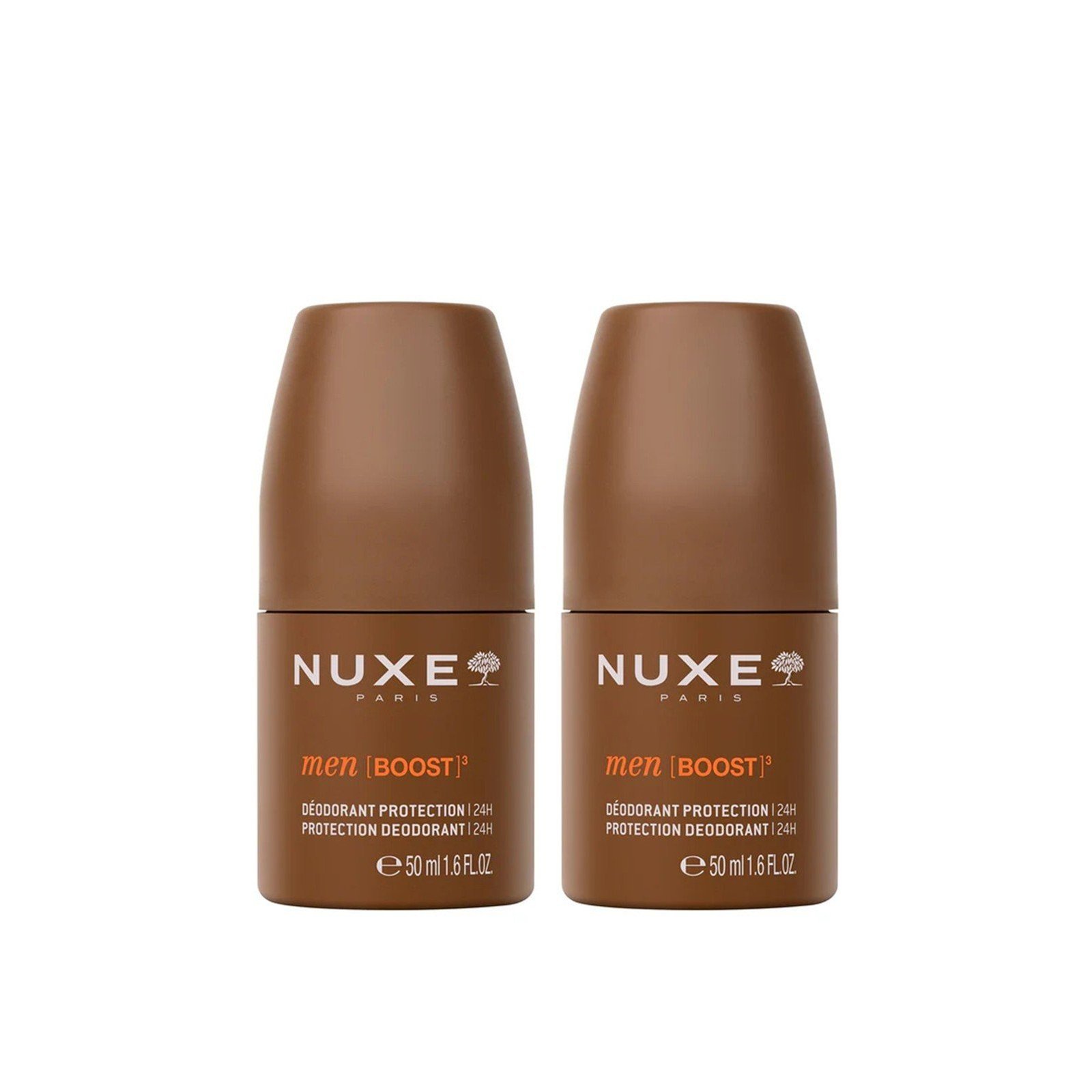 NUXE Men [BOOST]³ مزيل عرق للحماية 24 ساعة 50 مل × 2