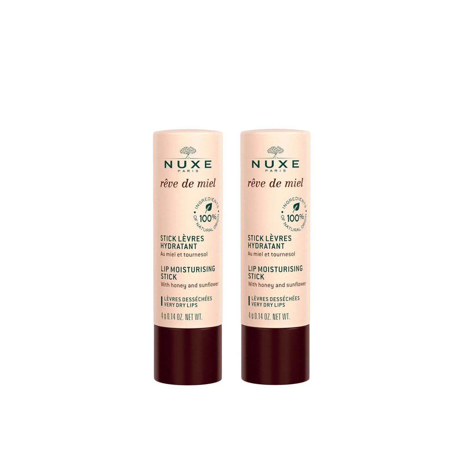NUXE Rêve de Miel Stick Hidratante Labial 4g x2