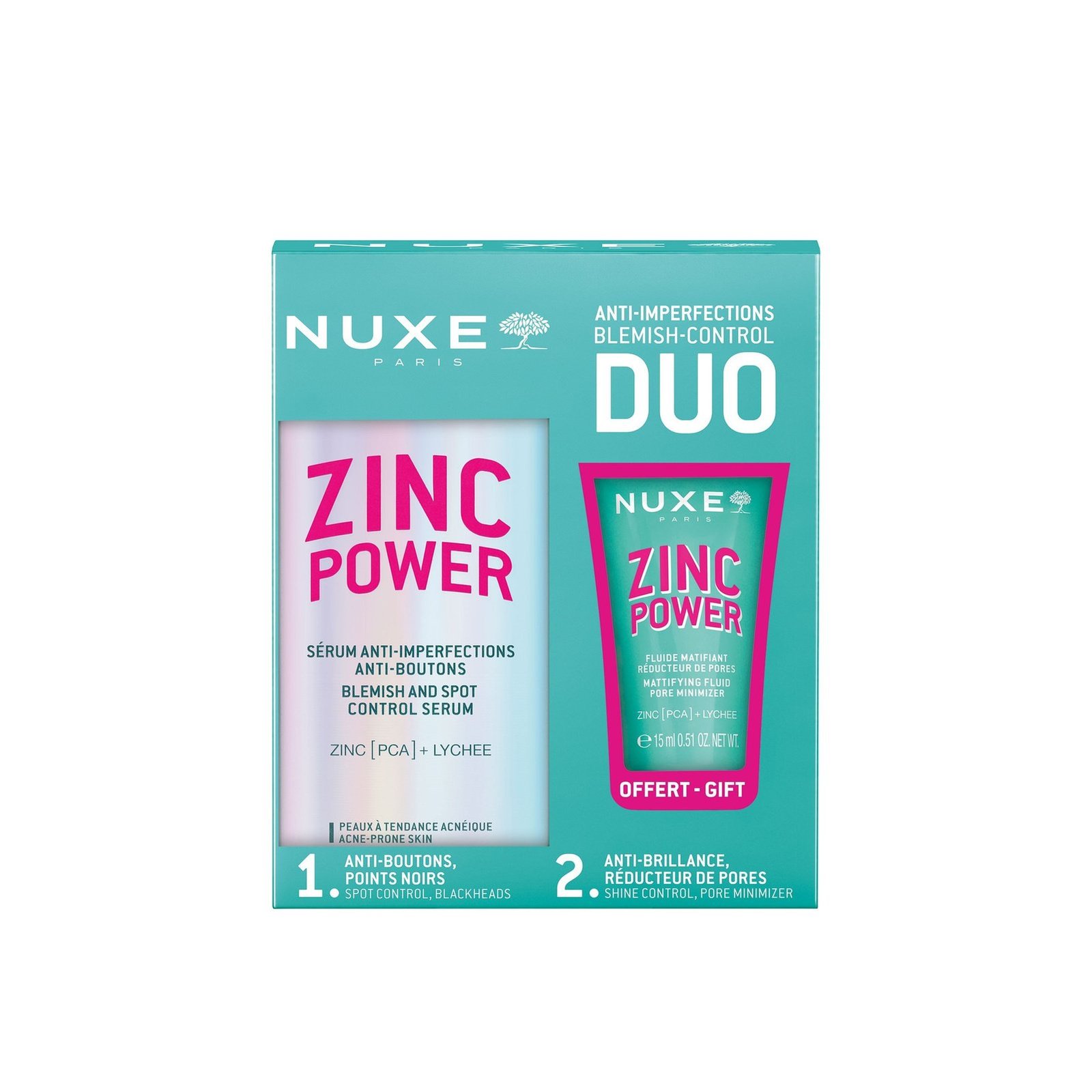 NUXE Zinc Power Blemish-Control Duo Set