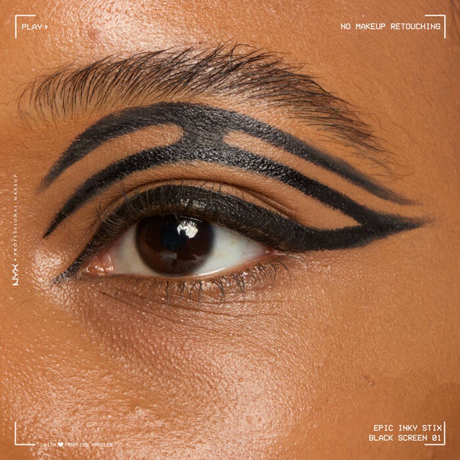 NYX Pro Makeup Epic Inky Stix محدد كريمي جل Black Screen 0.1g