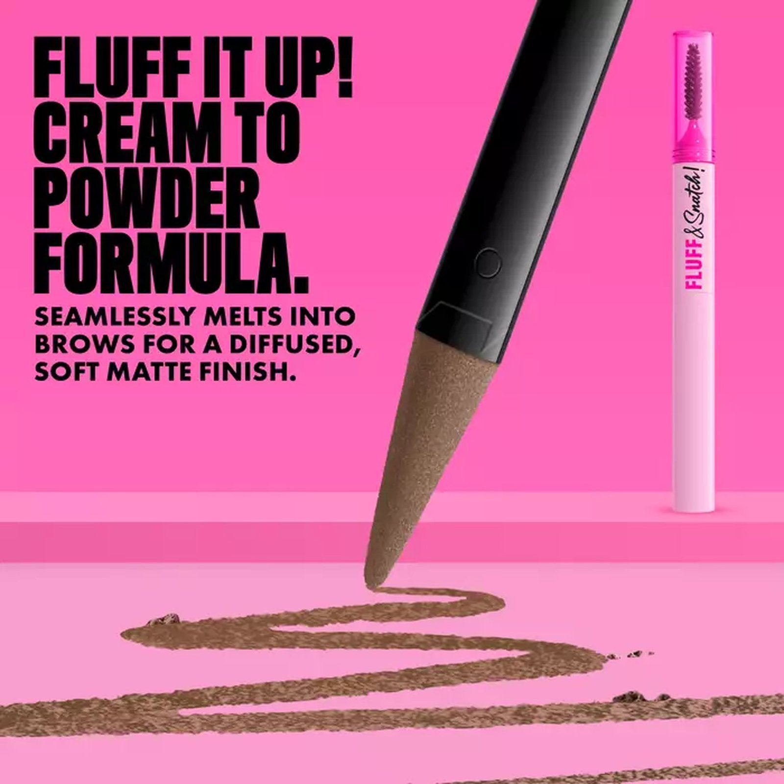 NYX Pro Makeup Fluff & Snatch! Brow Powder Pen 02 Taupe 1g