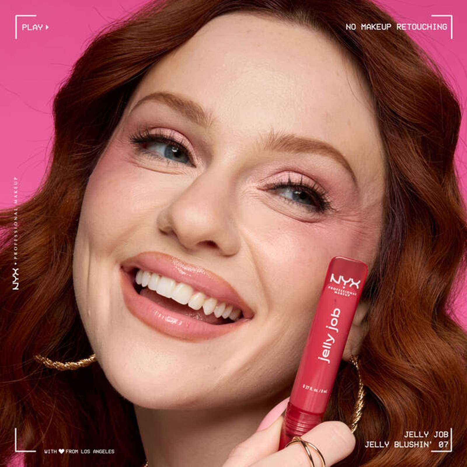 NYX Pro Makeup Jelly Job Full-Bodied Shine Gloss Jelly Blushin' 7.5ml