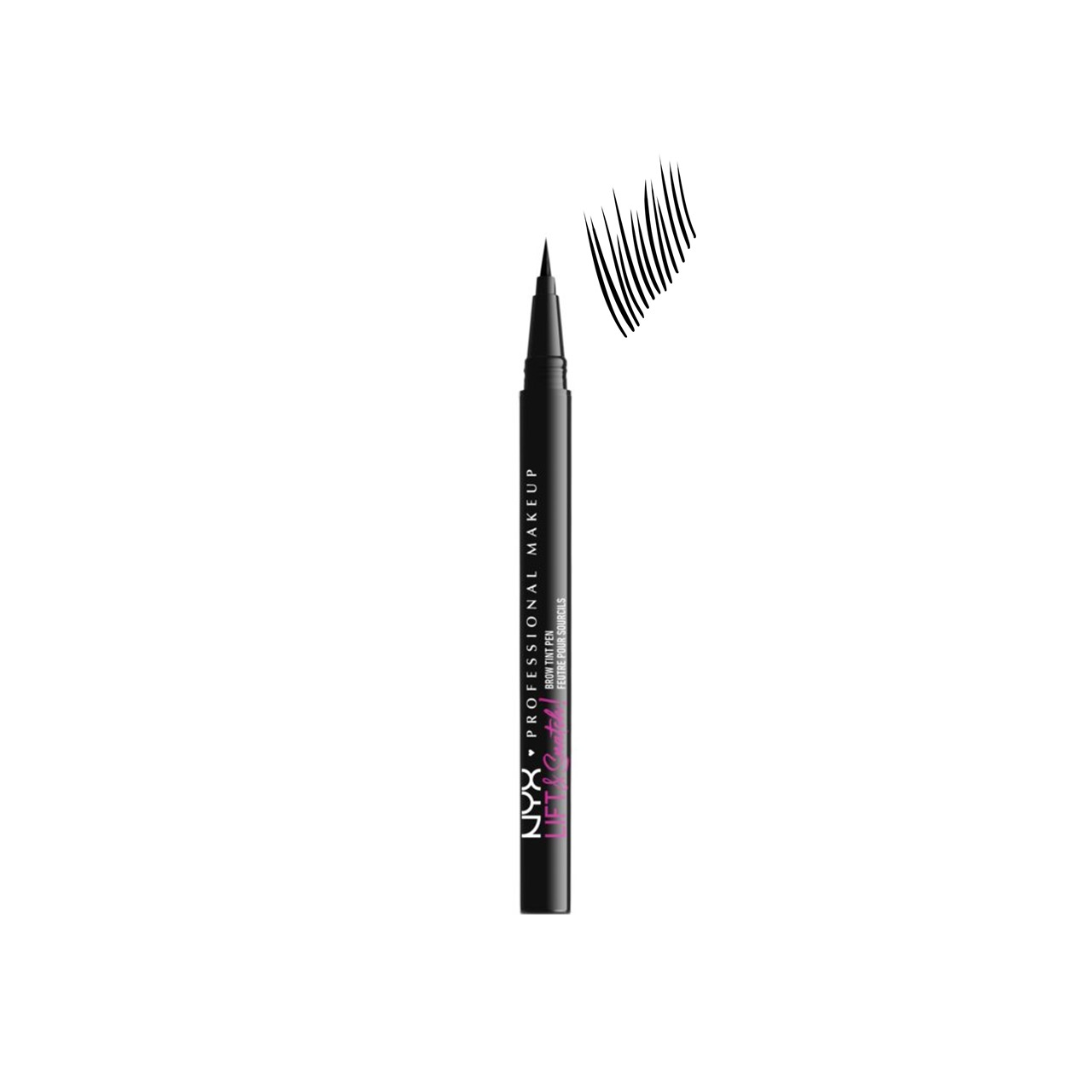 NYX Pro Makeup Lift & Snatch! Lápiz Perfilador De Cejas Black 1ml