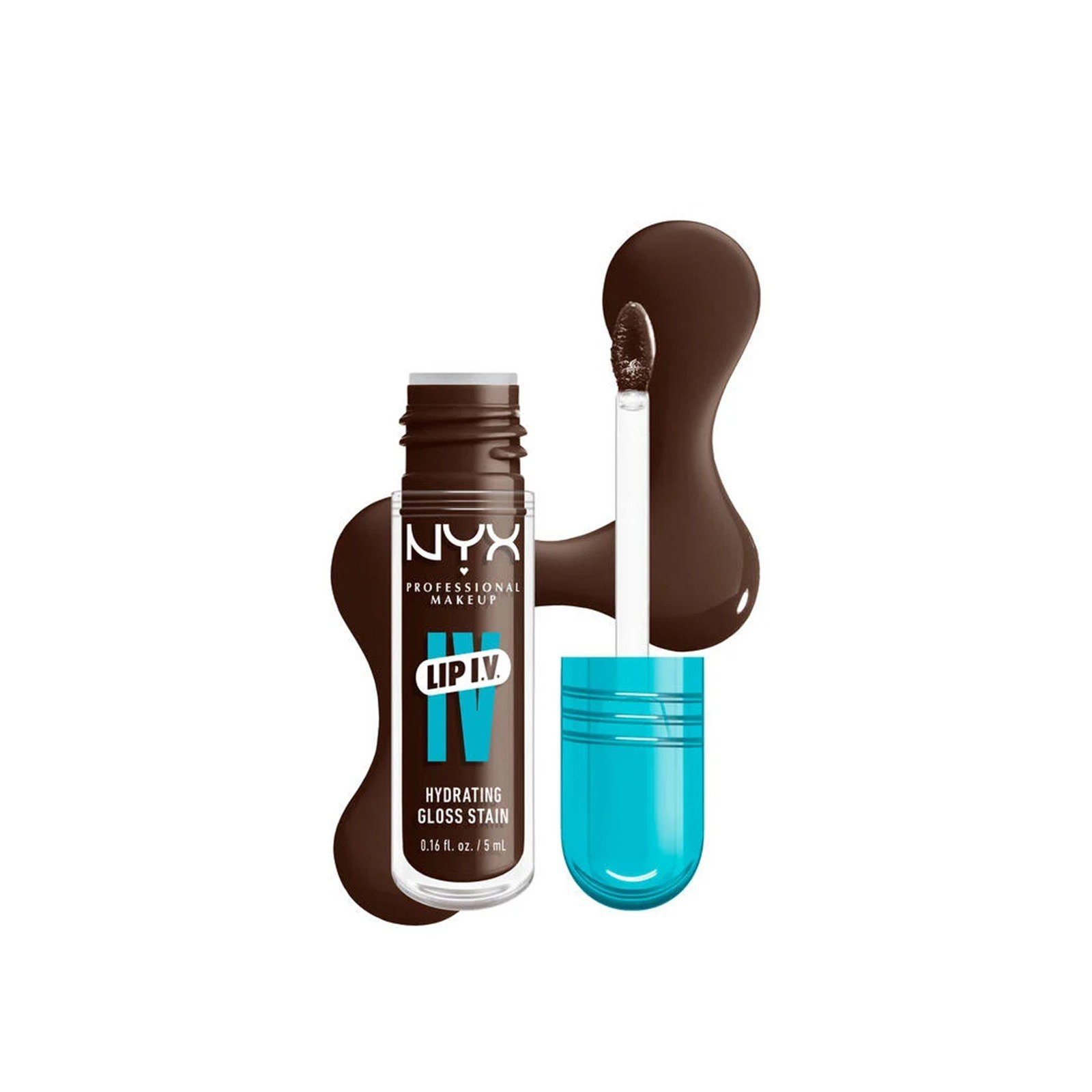 NYX Pro Makeup Lip I.V. Hydrating Gloss Serum 06 Espresso Soak 5ml