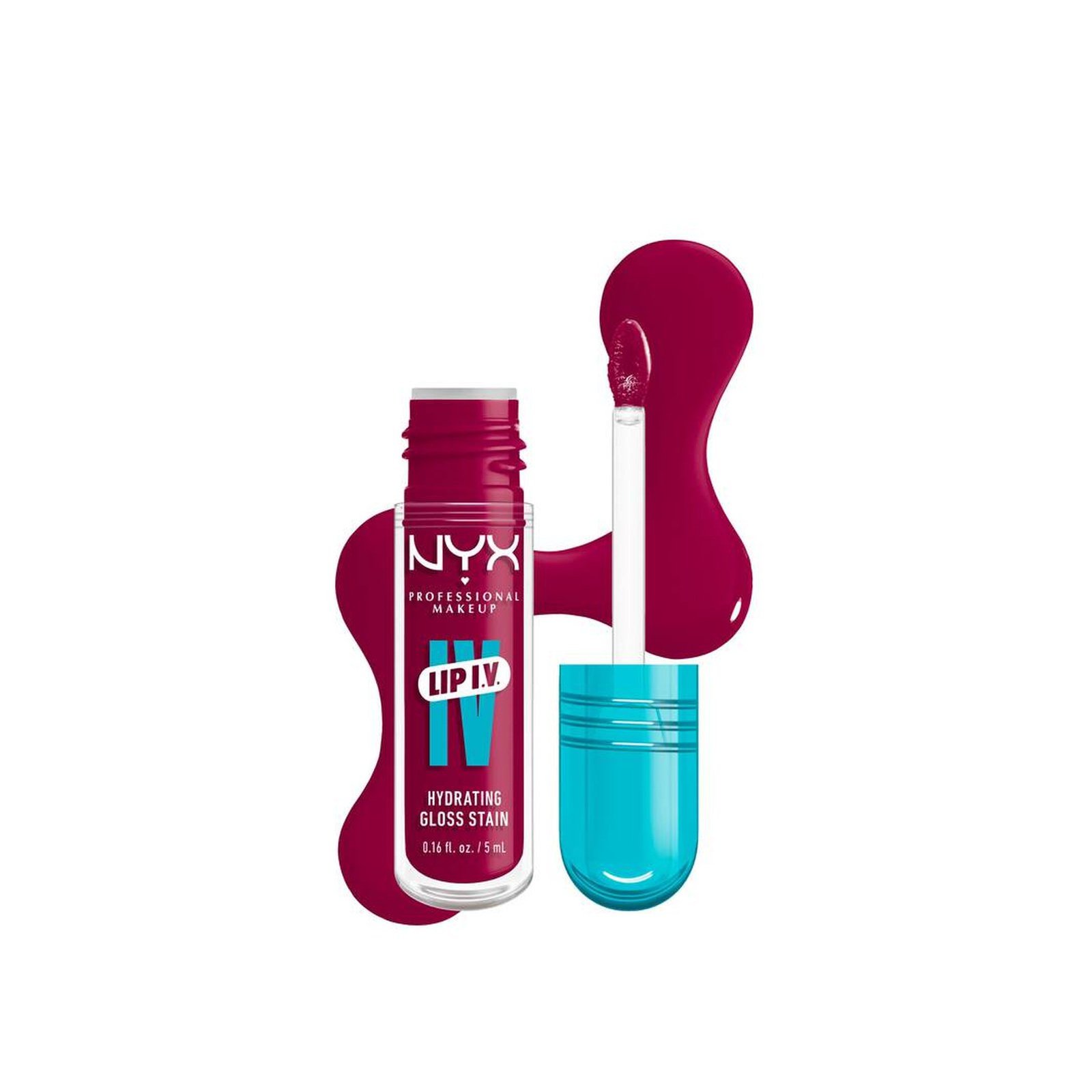 NYX Pro Makeup Lip I.V. Hydrating Gloss Serum 19 Magenta Mist 5ml