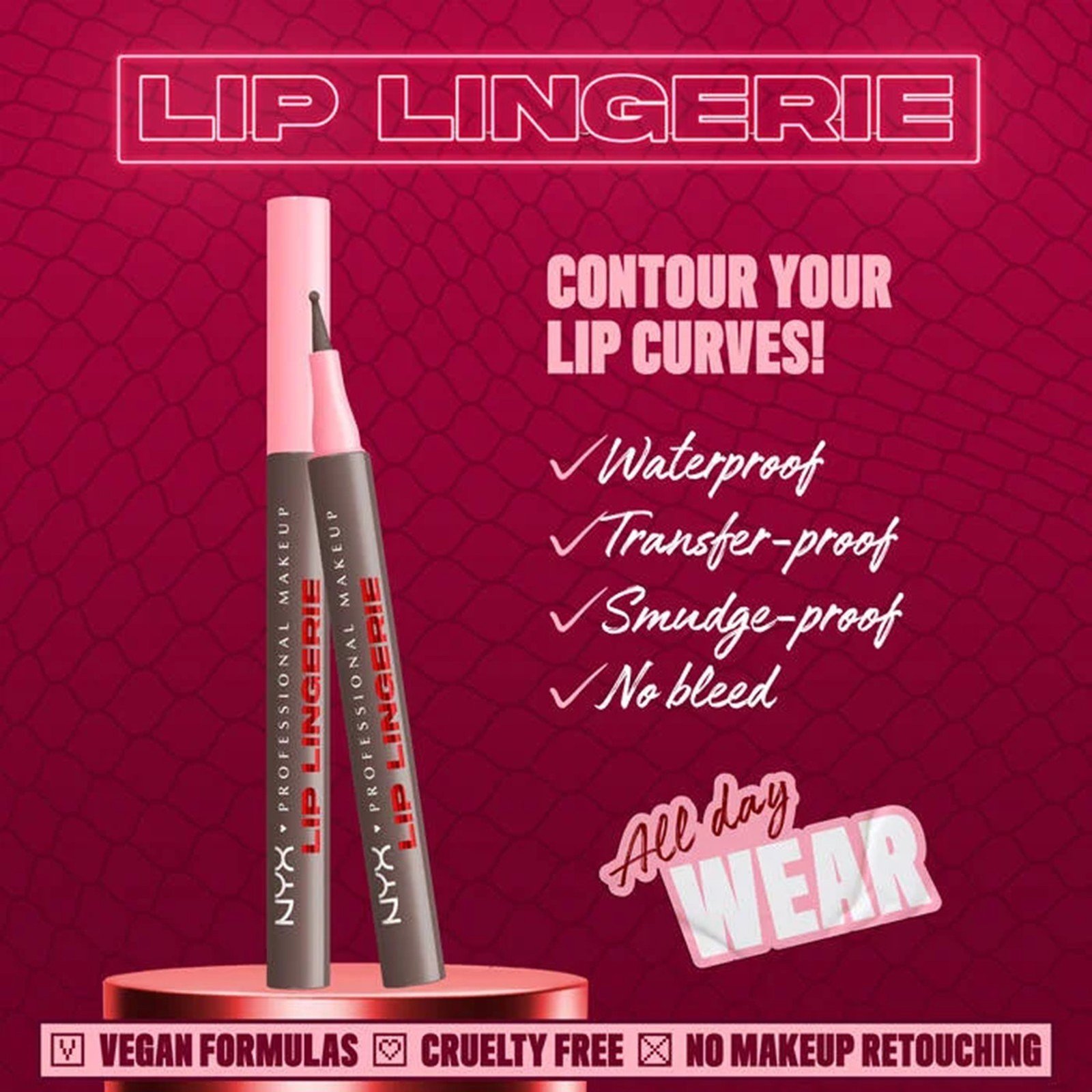 NYX Pro Makeup Lip Lingerie Lip Liner Stain Wild Side 1ml