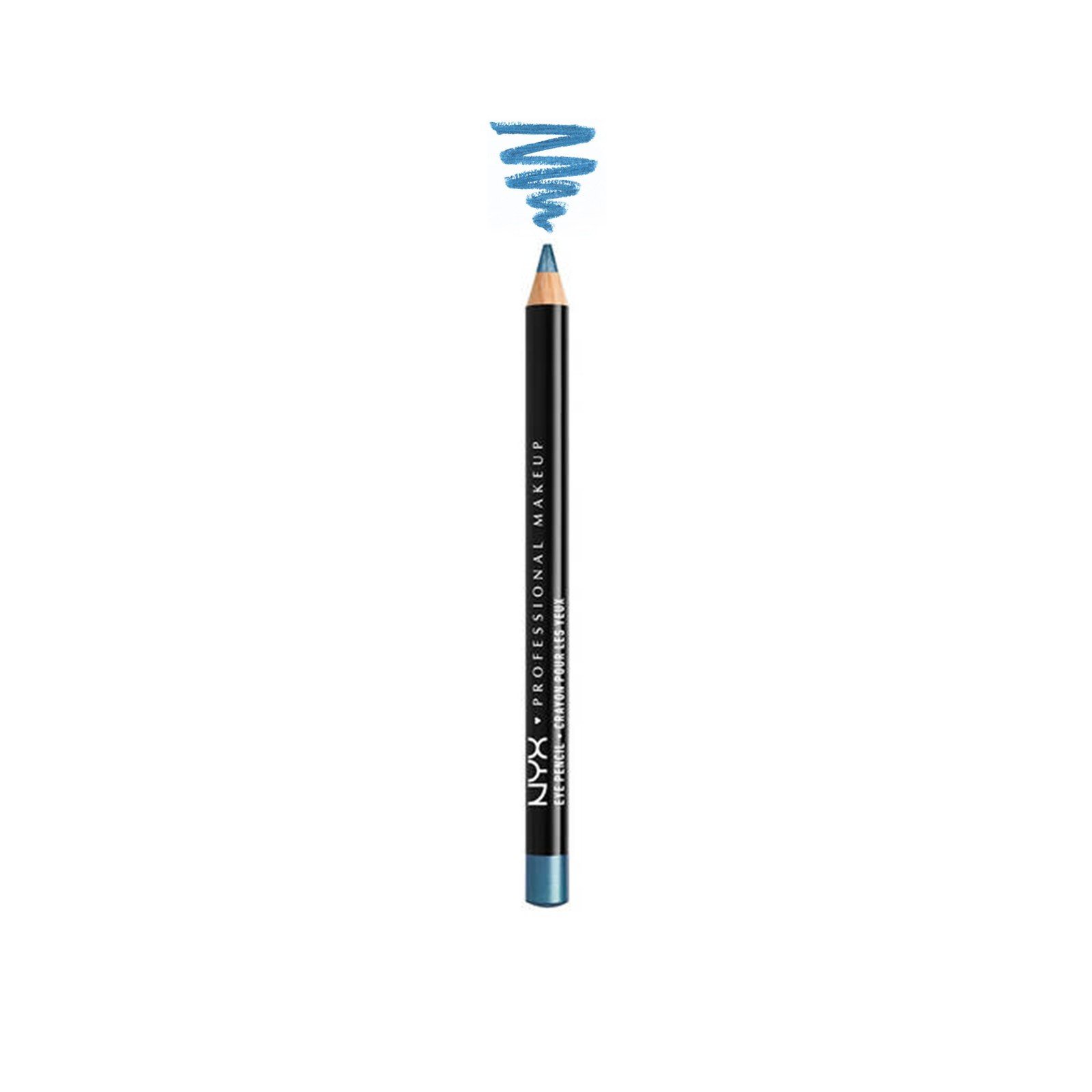 NYX Pro Makeup Lápiz de Ojos Fino Satinado Blue 1.1g