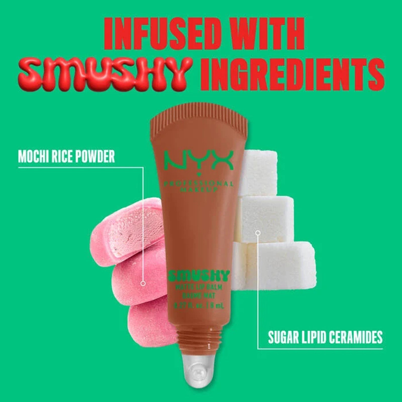 NYX Pro Makeup Smushy Matte Lip Balm Soft Smile 8ml
