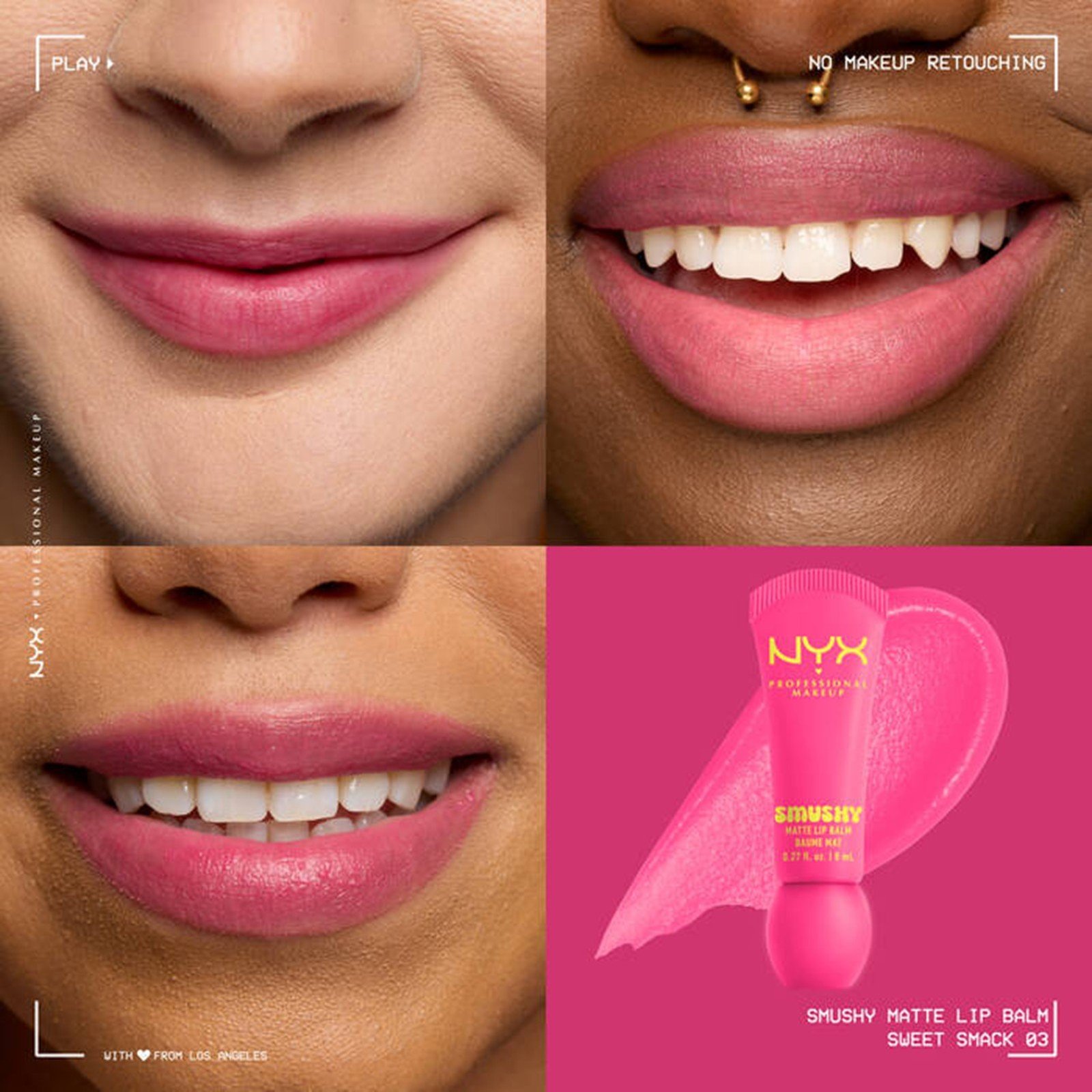 NYX Pro Makeup Smushy Matte Lip Balm Sweet Smack 8ml