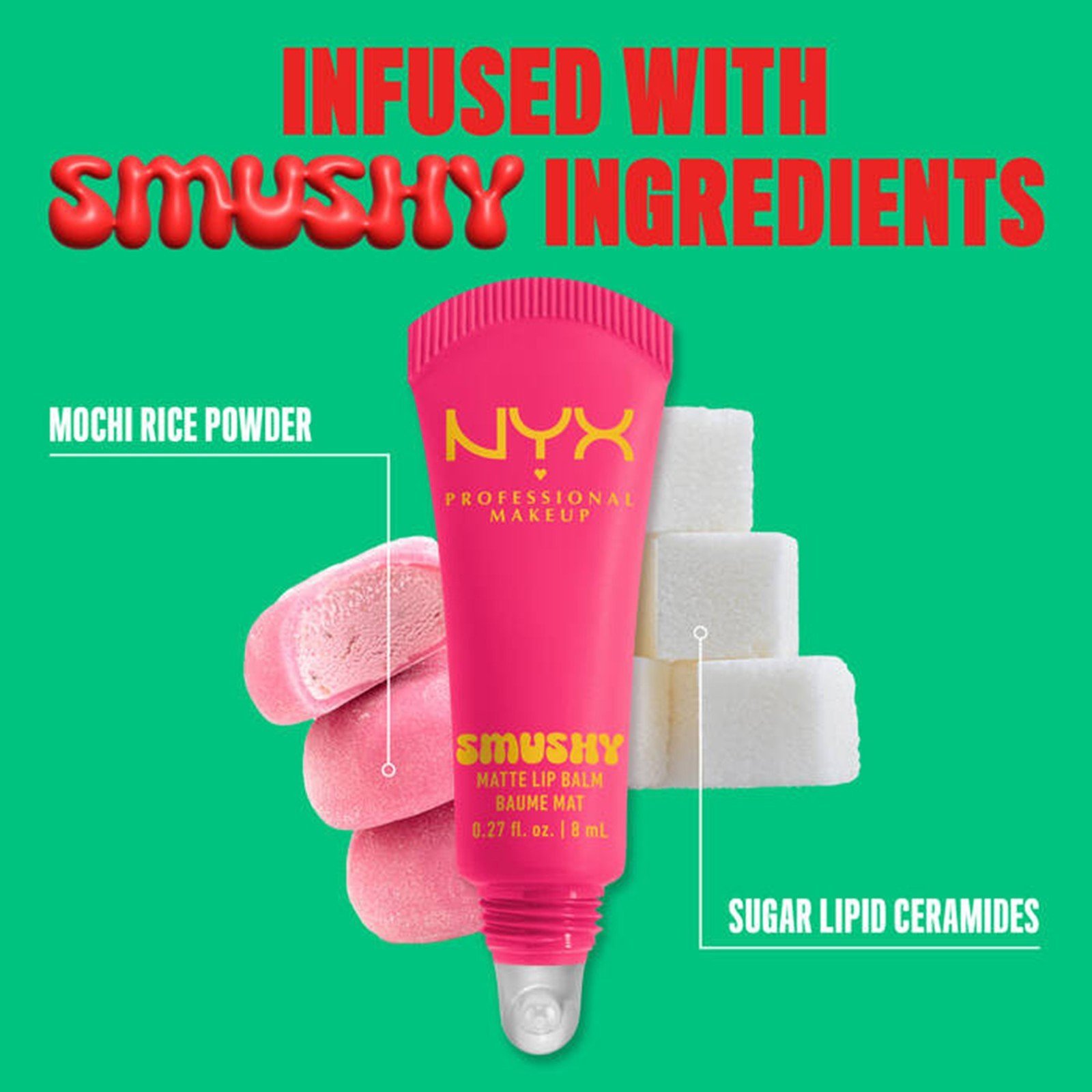 NYX Pro Makeup Smushy Matte Lip Balm Sweet Smack 8ml
