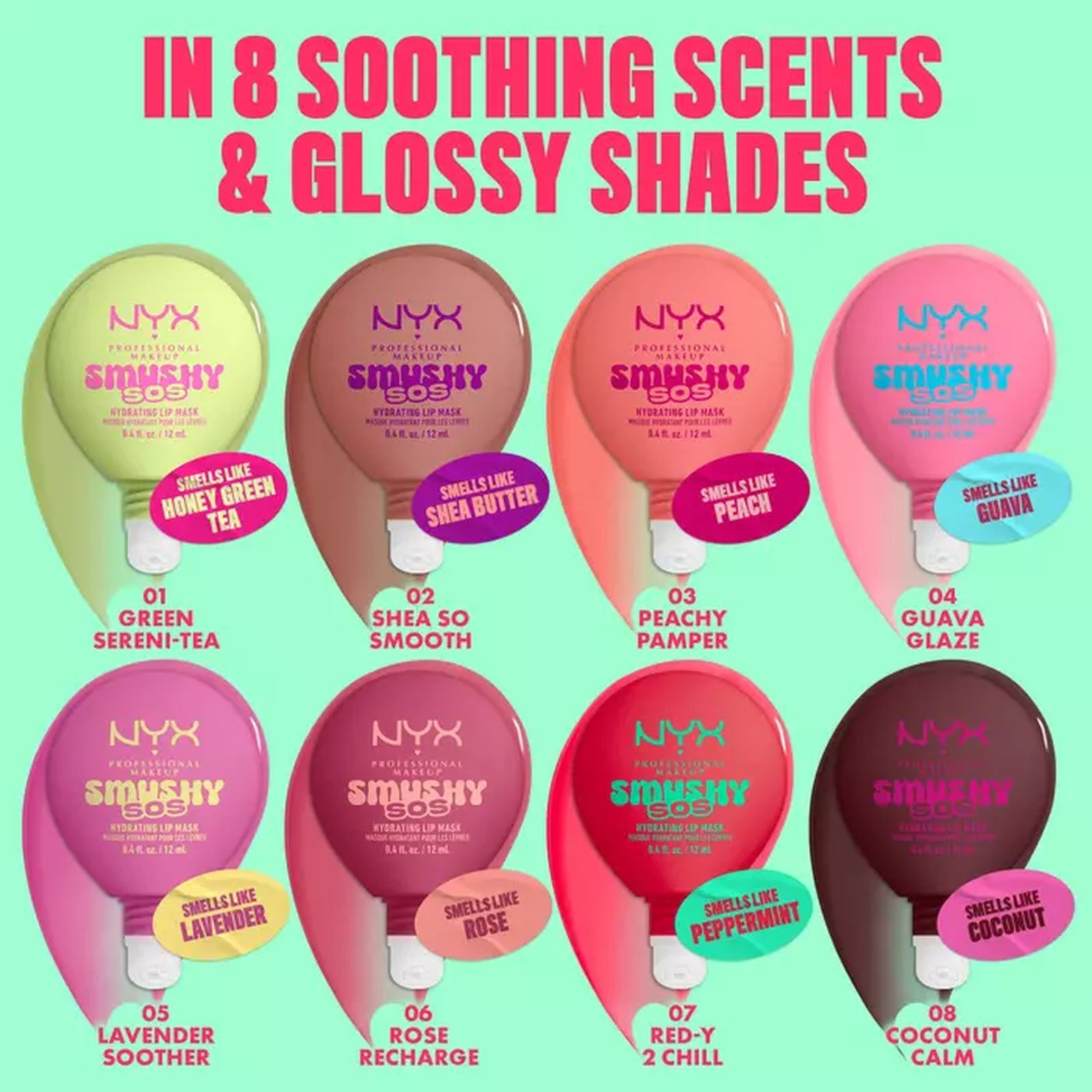 NYX Pro Makeup Smushy SOS Hydrating Lip Mask 02 Shea So Smooth 12ml