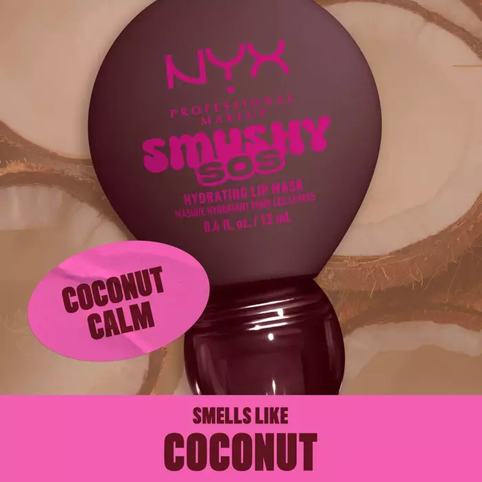 NYX Pro Makeup Smushy SOS Hydrating Lip Mask 08 Coconut Calm 12ml