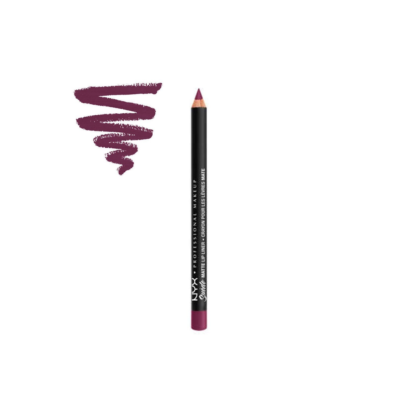 NYX Pro Makeup Lápis de Lábios Mate Suede Girl, Bye 1g