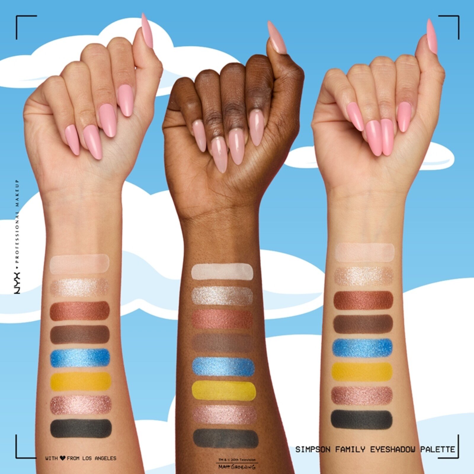 NYX Pro Makeup The Simpsons Color Palette